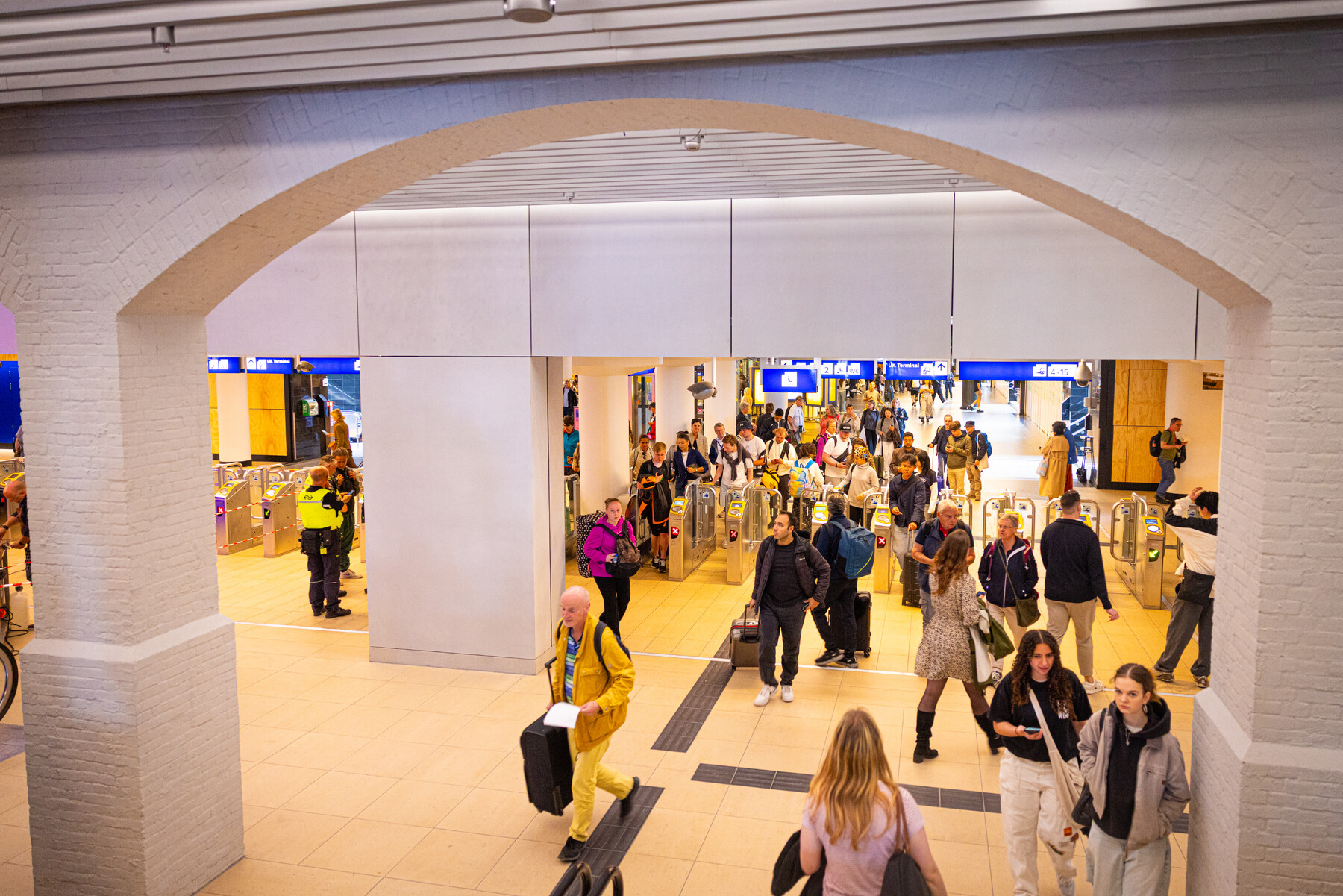 Eindsituatie met teruggebouwde bogenwand