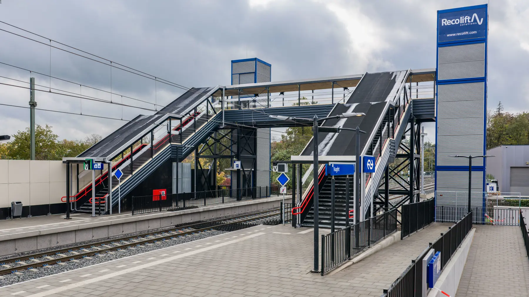 Tijdelijk station in Vught
