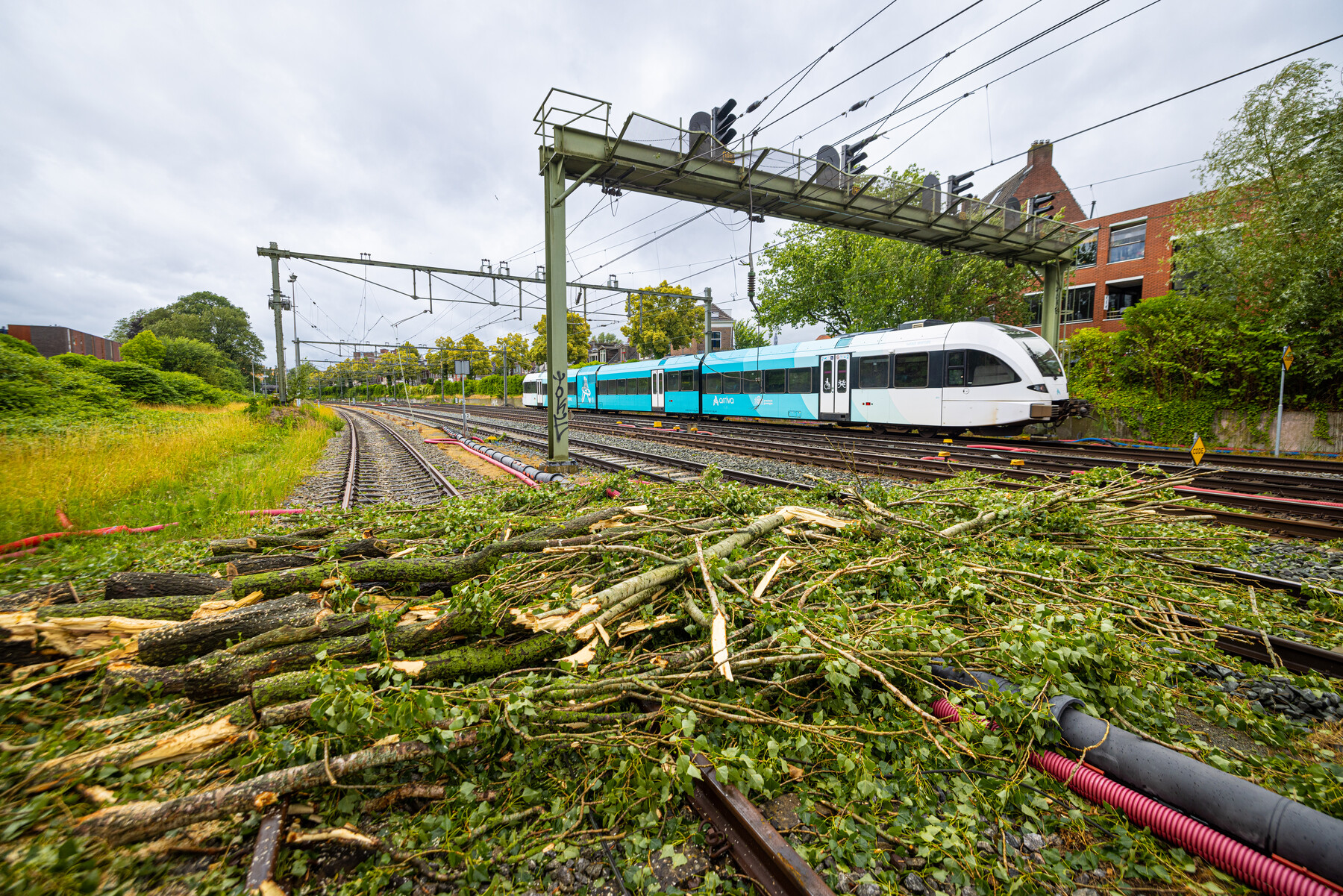 De schouwtrein tussen Groningen en Veendam