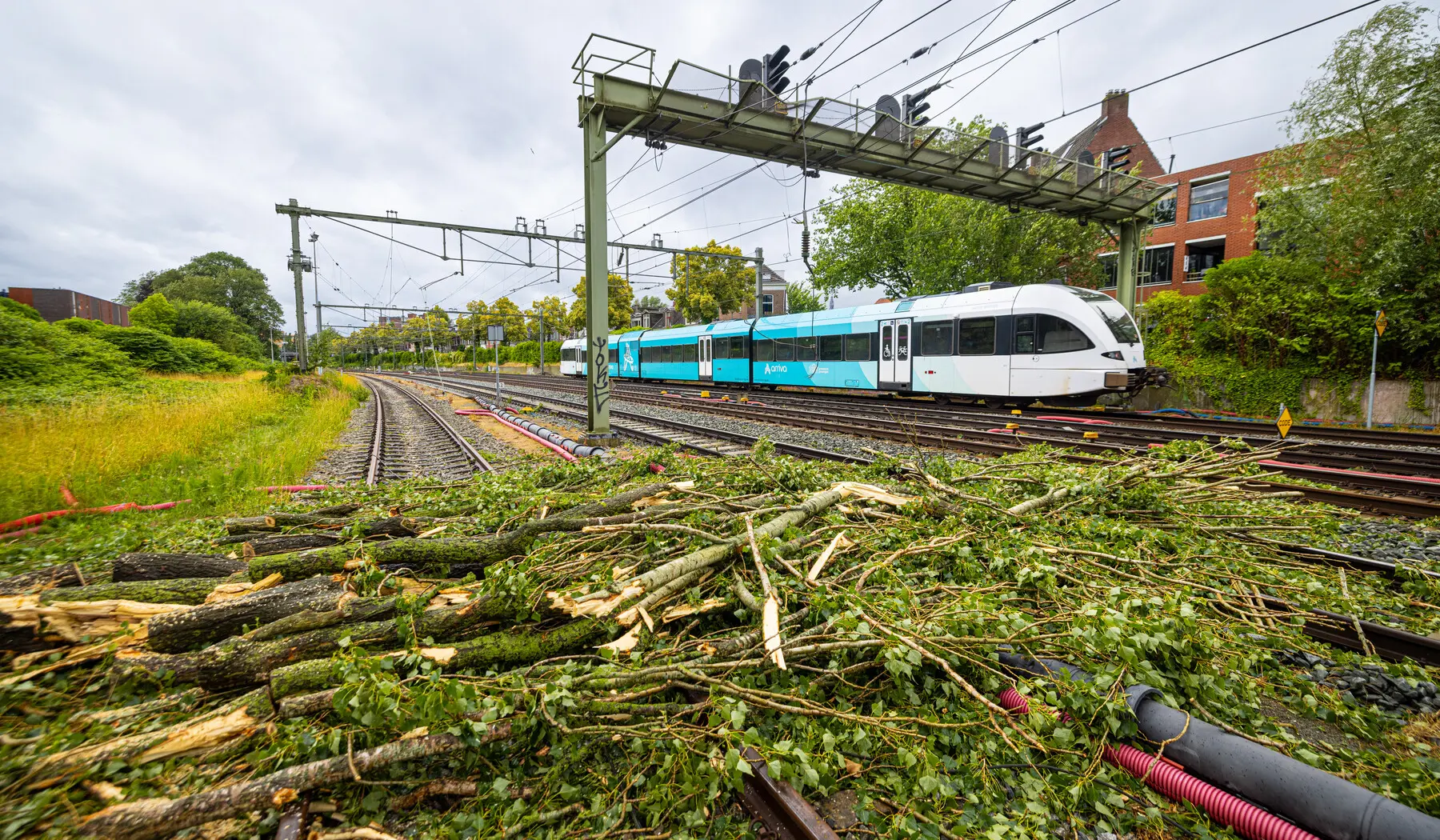 De schouwtrein tussen Groningen en Veendam