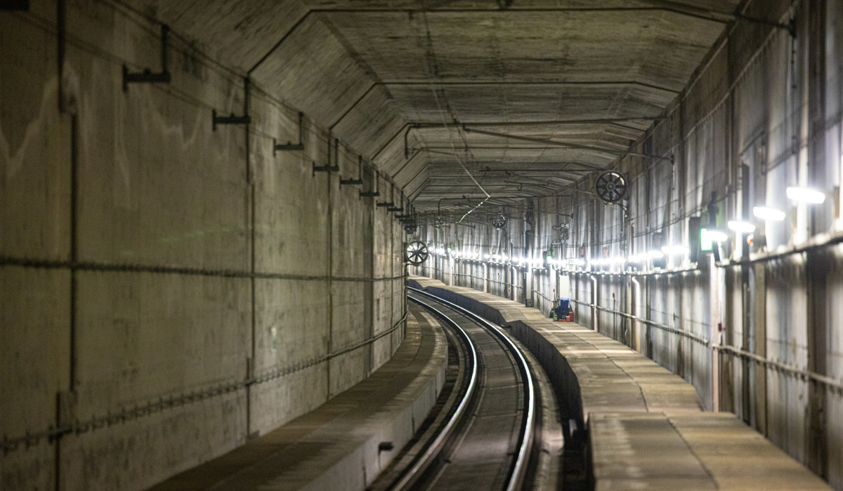 Zo ziet de Oude Maas-tunnel er van binnen uit