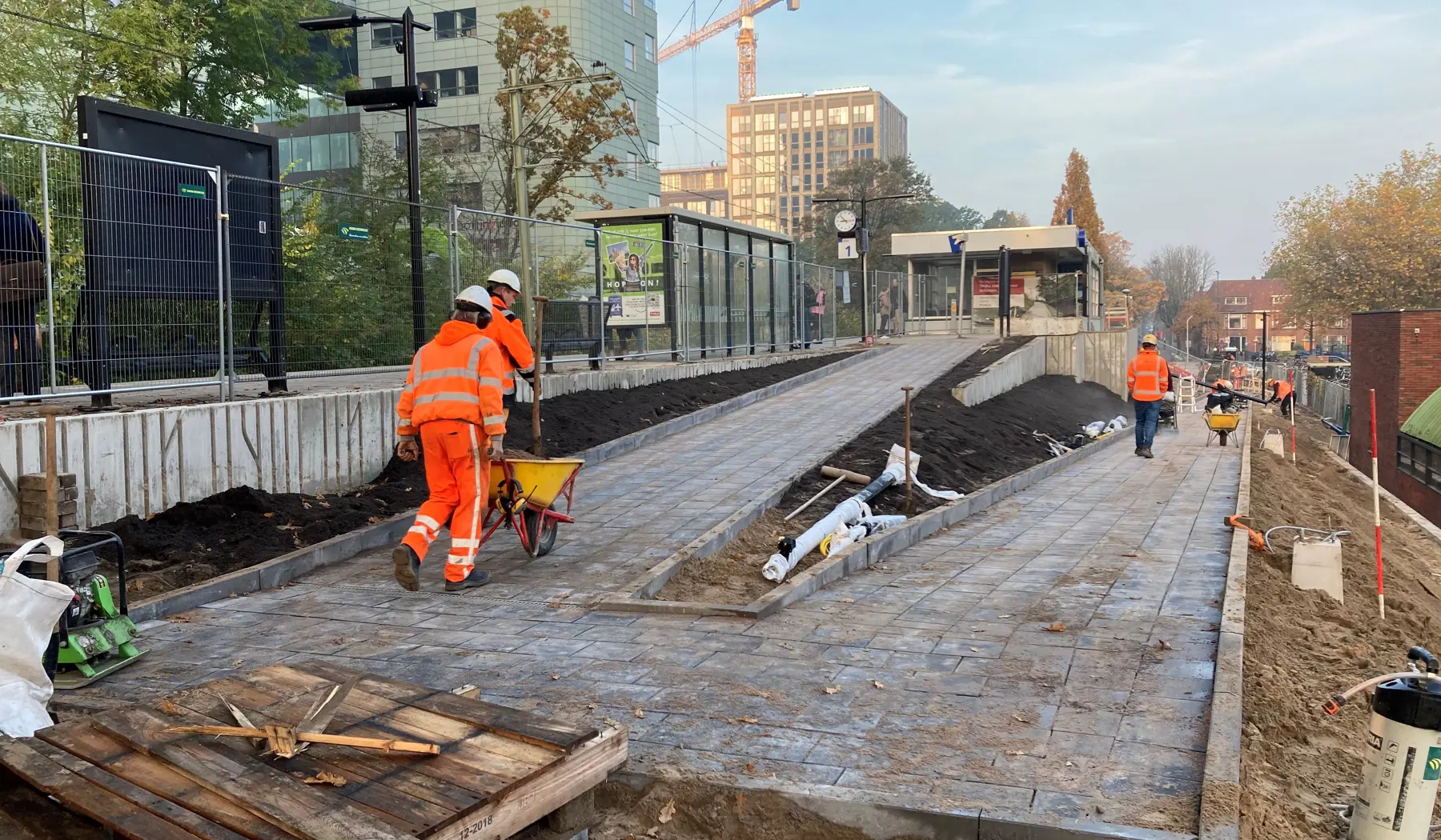 De laatste puntjes worden nog op de i gezet voor de nieuwe hellingbaan