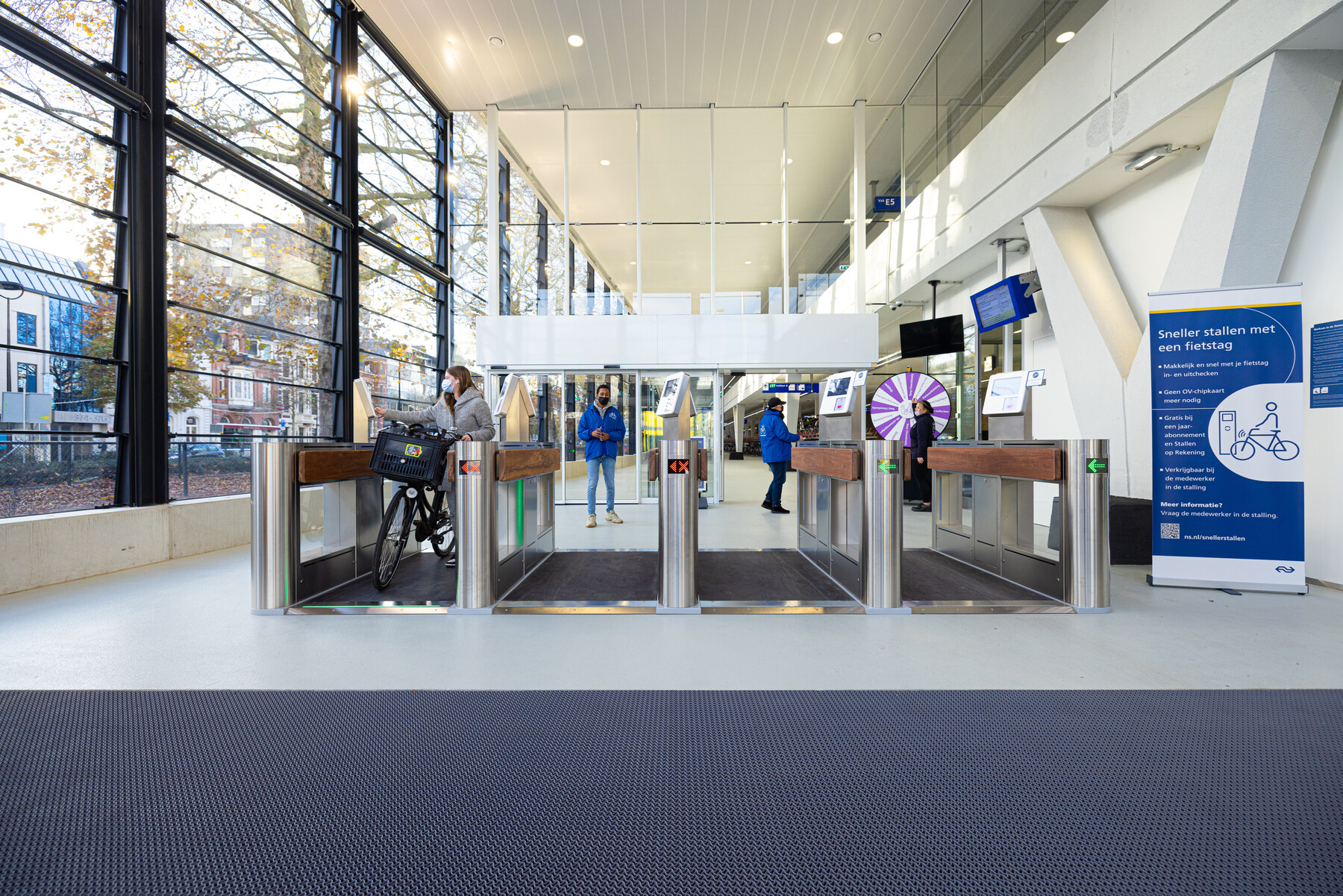 De nieuwe fietsenstalling op station Tilburg