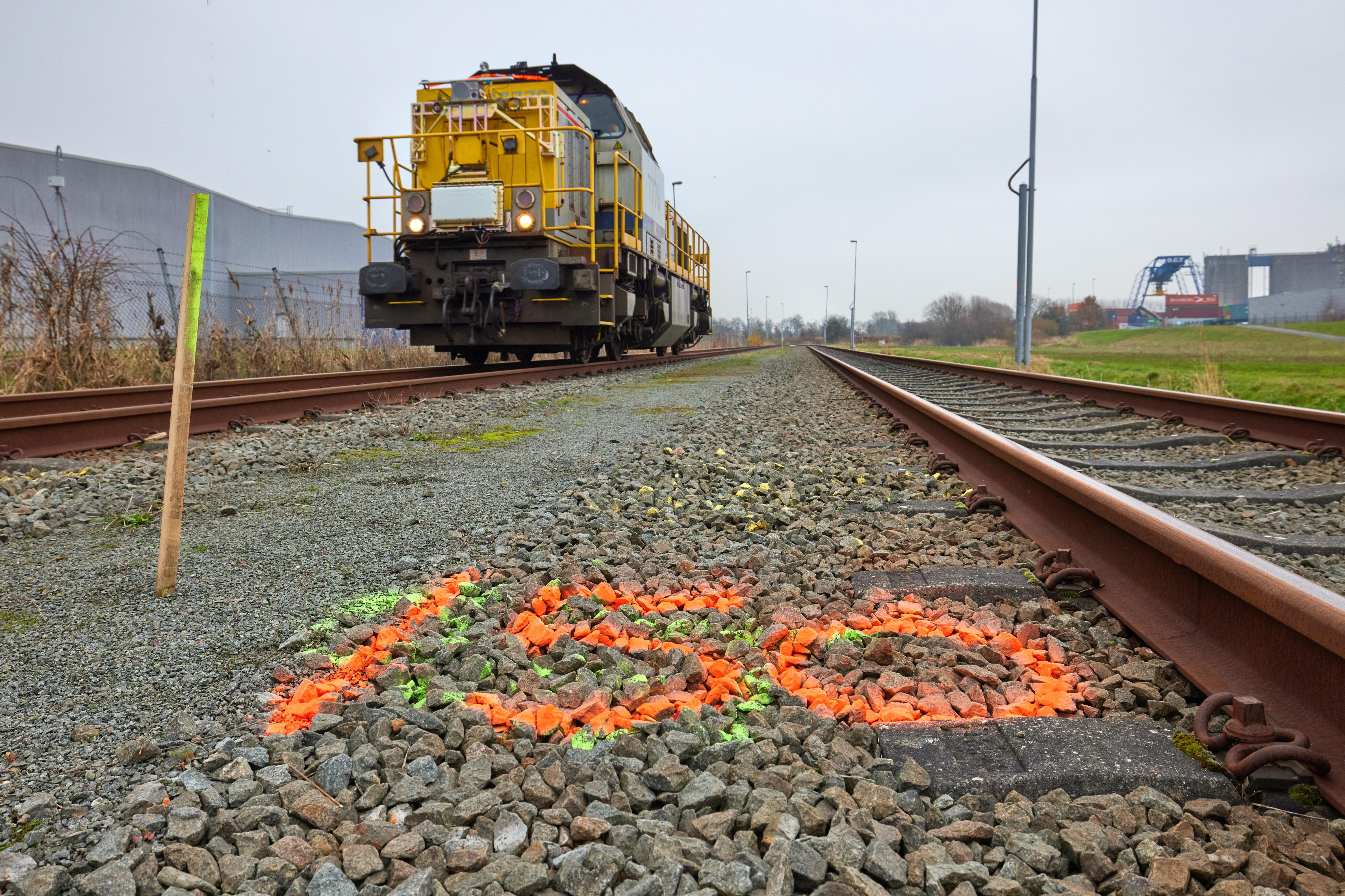 De tests worden op verschillende afstanden uitgevoerd