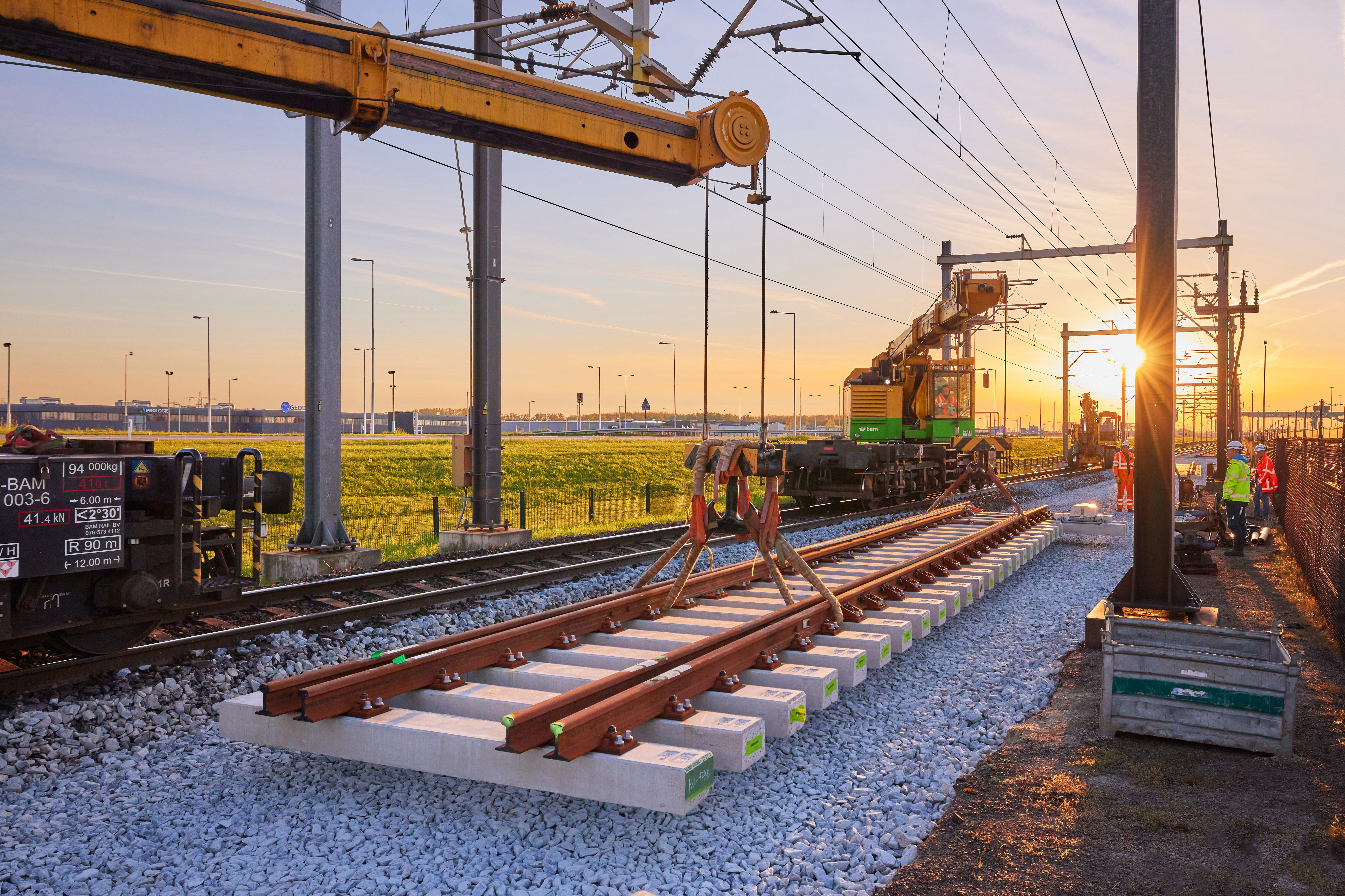 Tijdens dit zogenoemde blauwdrukweekend werkten zes verschillende aannemers op negen werklocaties