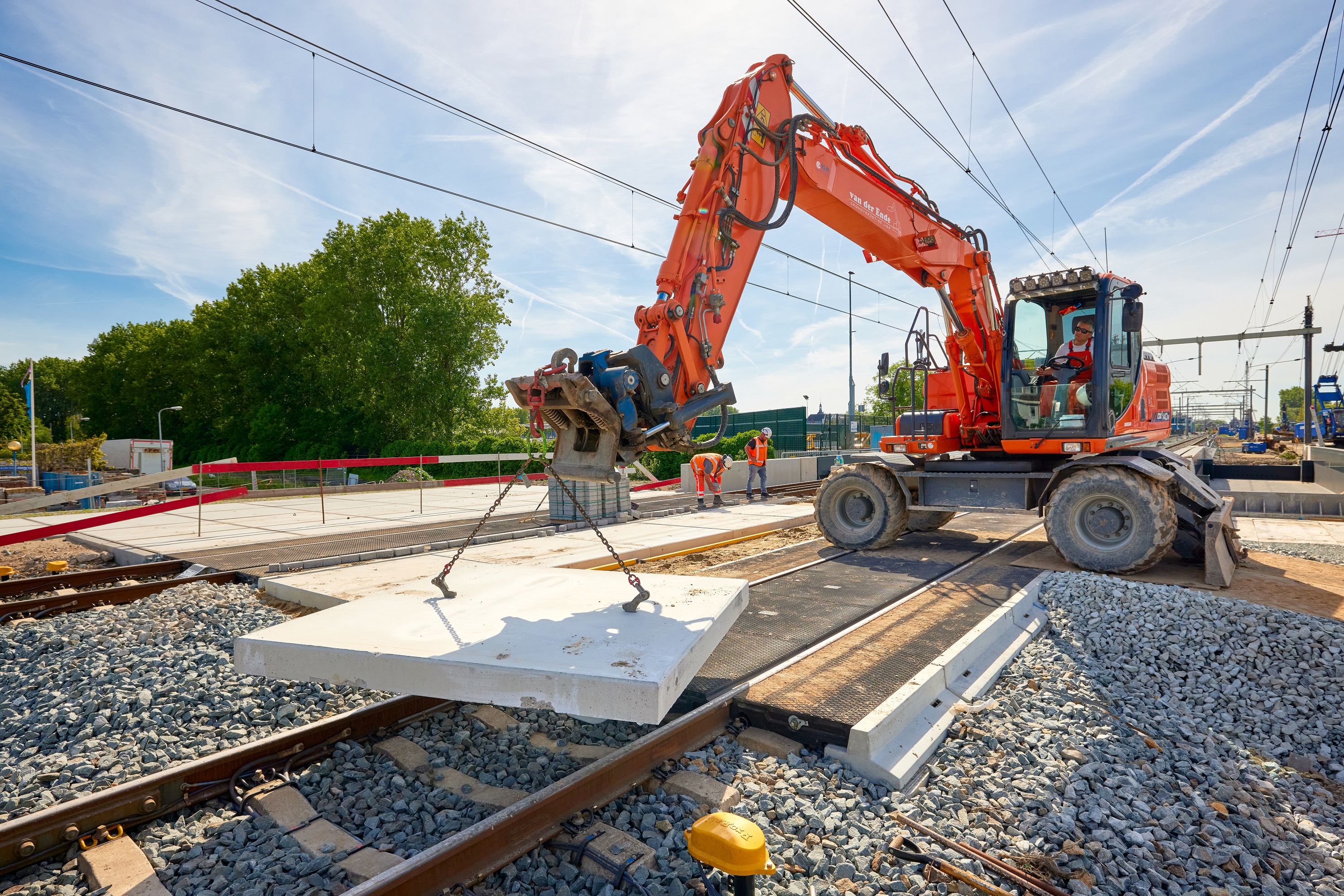Een nieuwe railinzetplek in Rijswijk