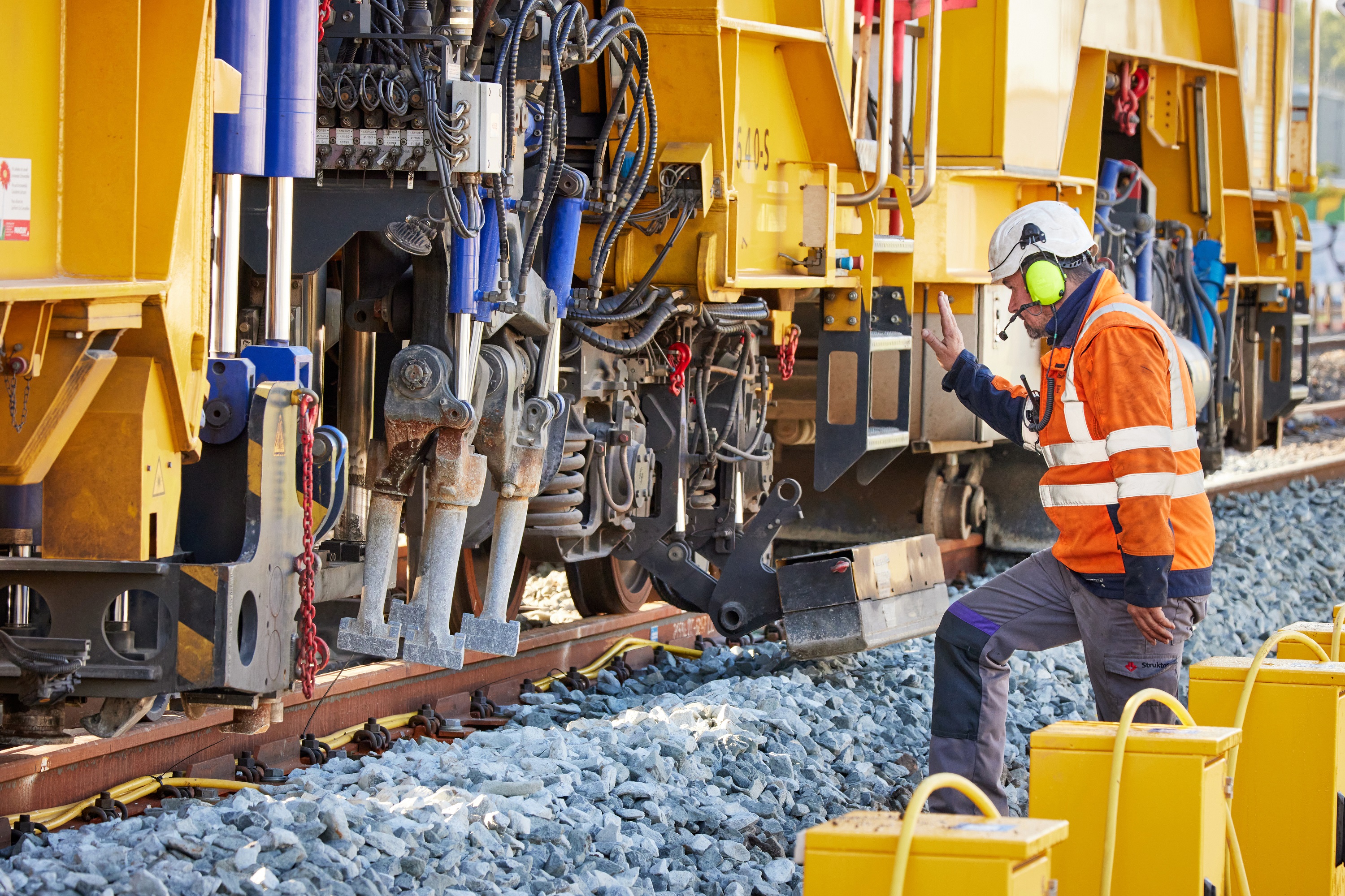 Stopmachine bij Delft Campus
