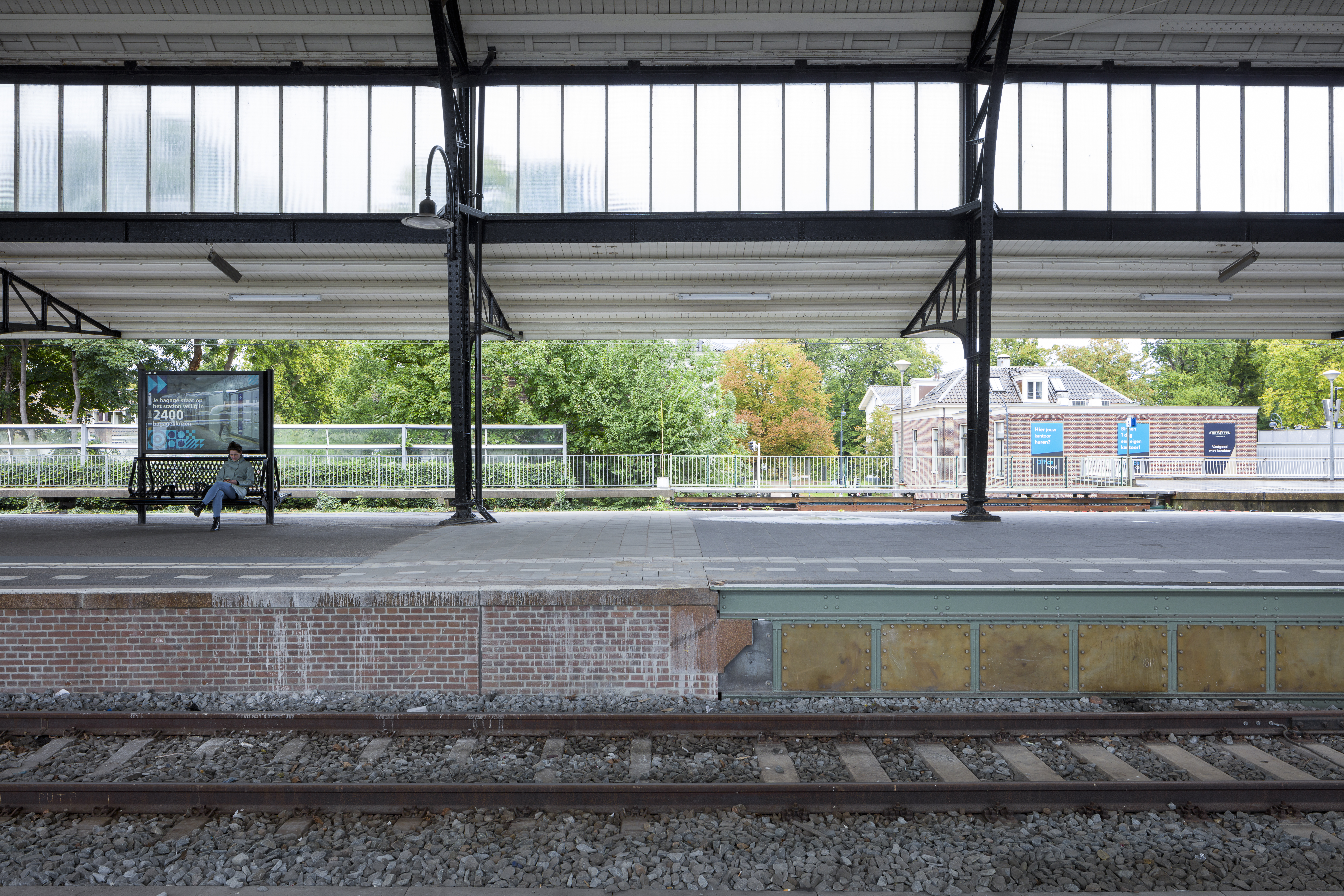 Perronwand station Haarlem