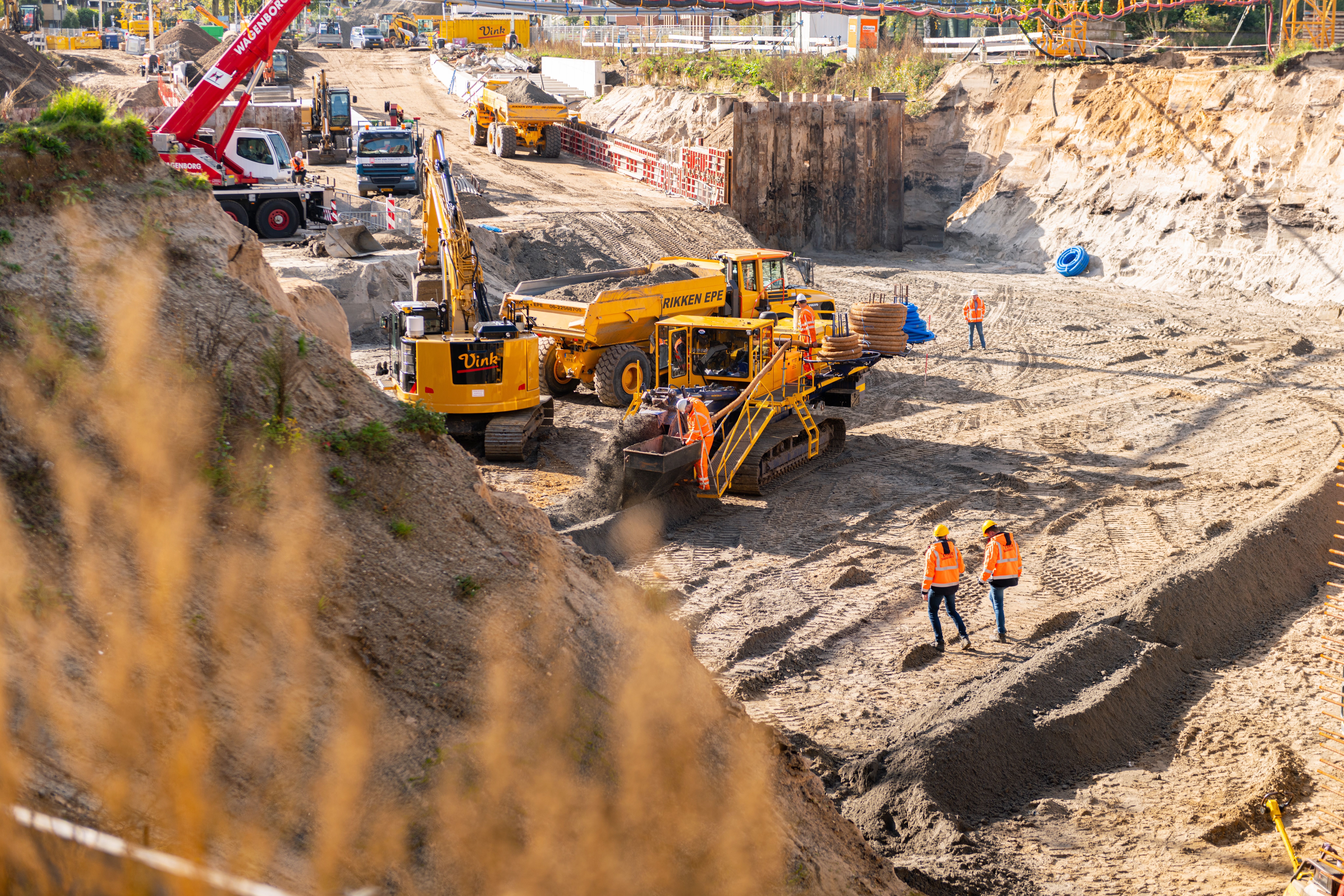 Afgraven van 15.000 m3 grond in Apeldoorn