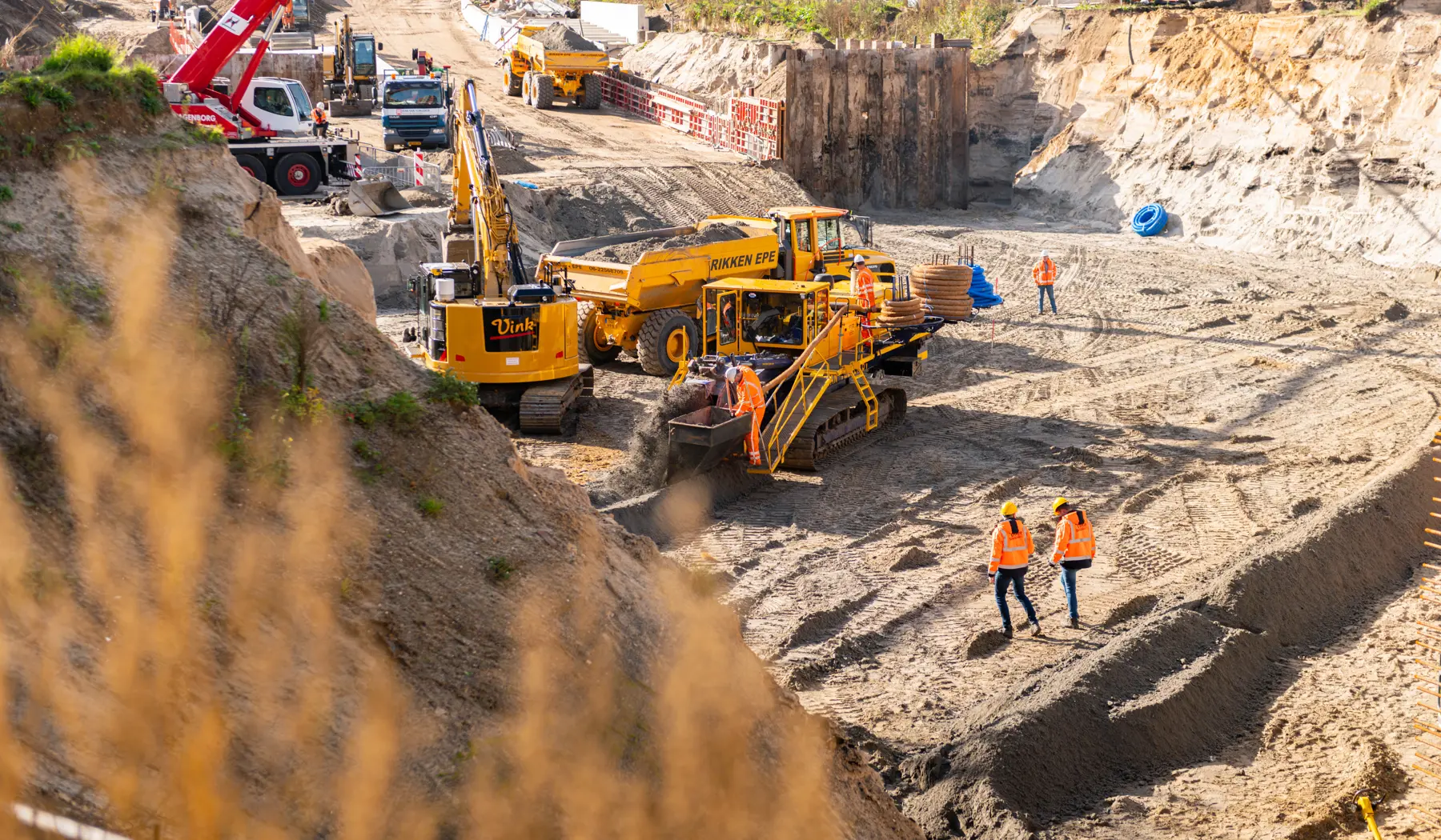 Afgraven van 15.000 m3 grond in Apeldoorn