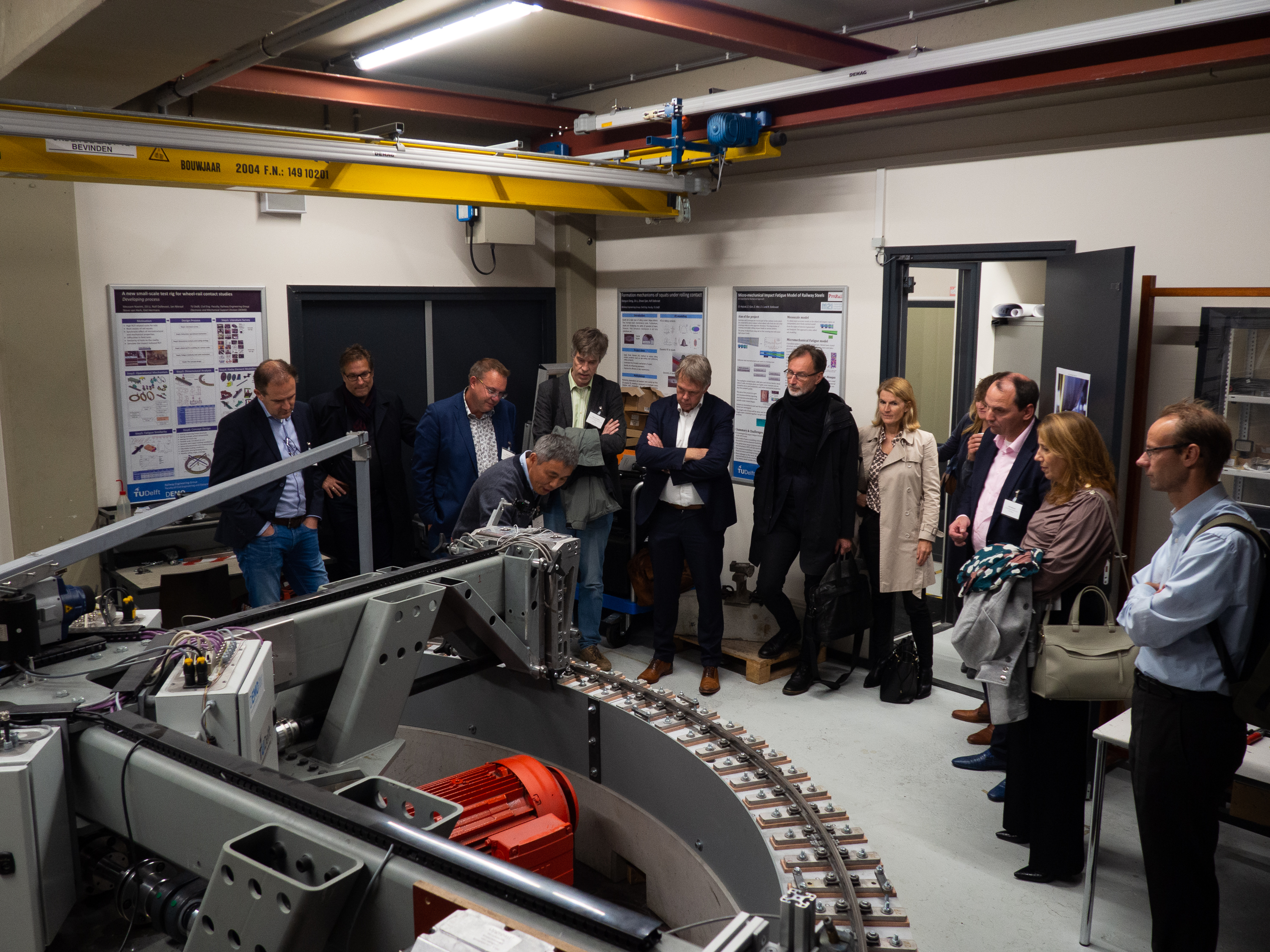 Foto van de bijeenkomst op de TU Delft