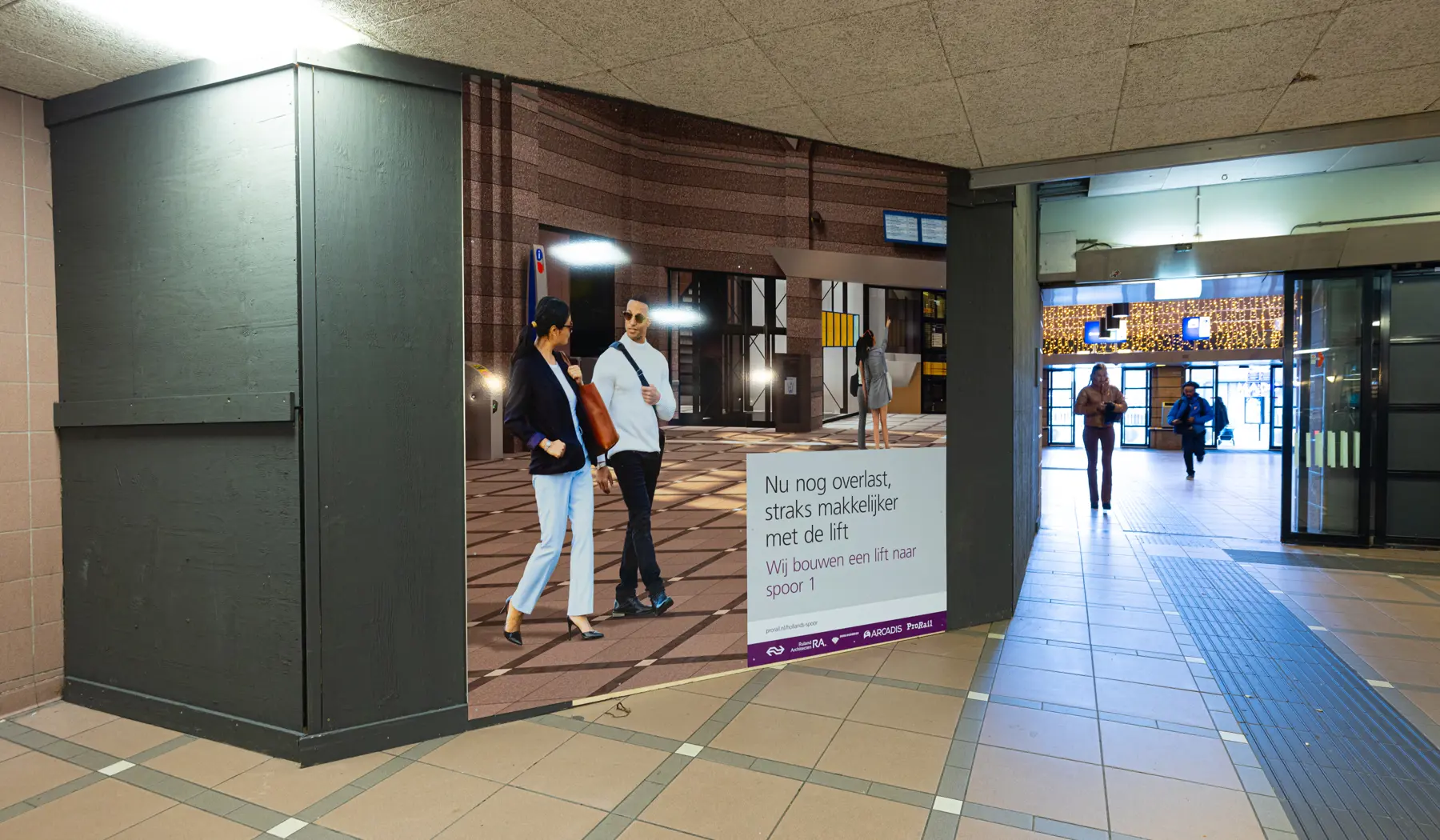 De overlast voor de reiziger proberen we zoveel mogelijk te beperken