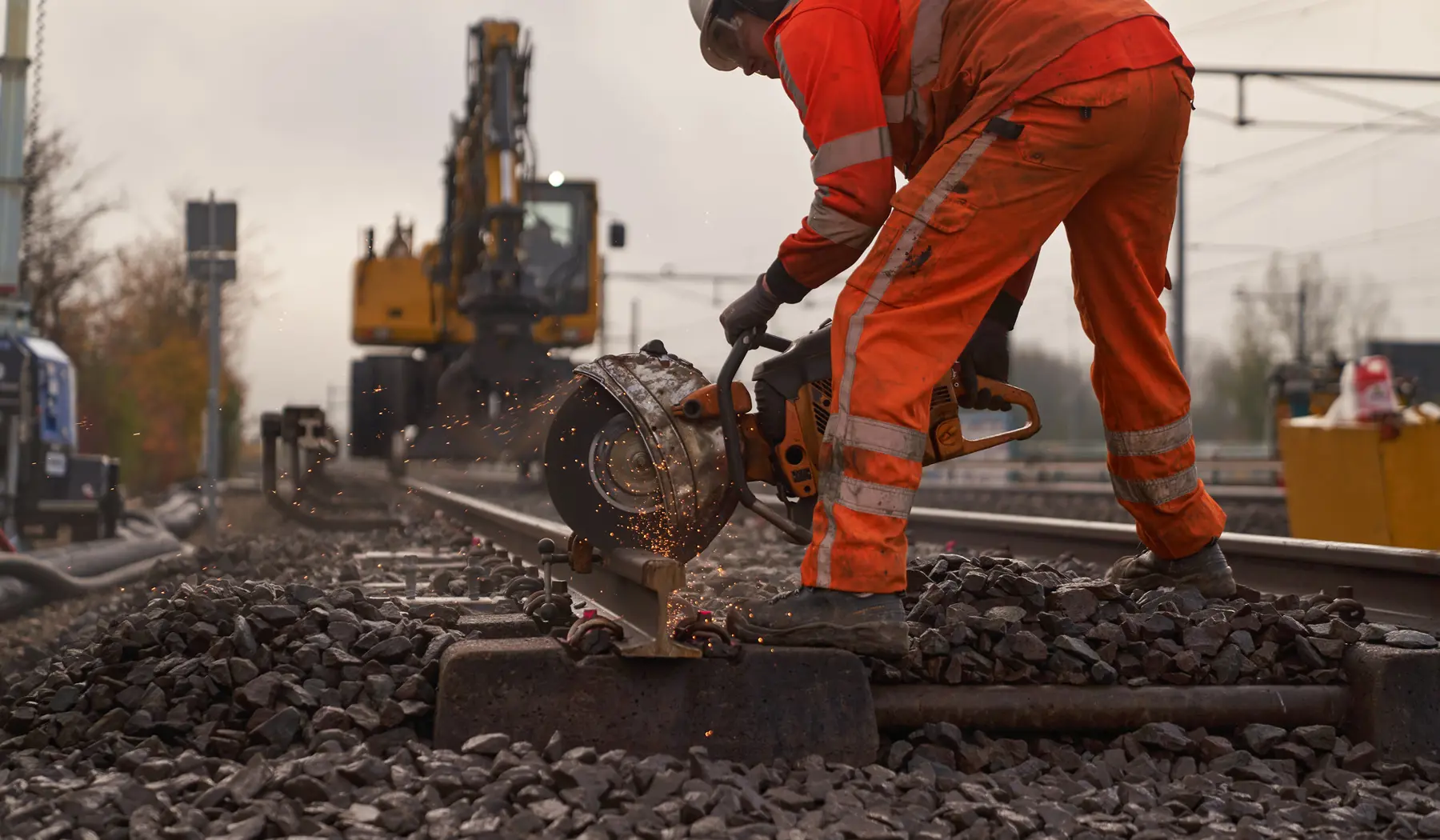 Werkzaamheden op de Zuidas