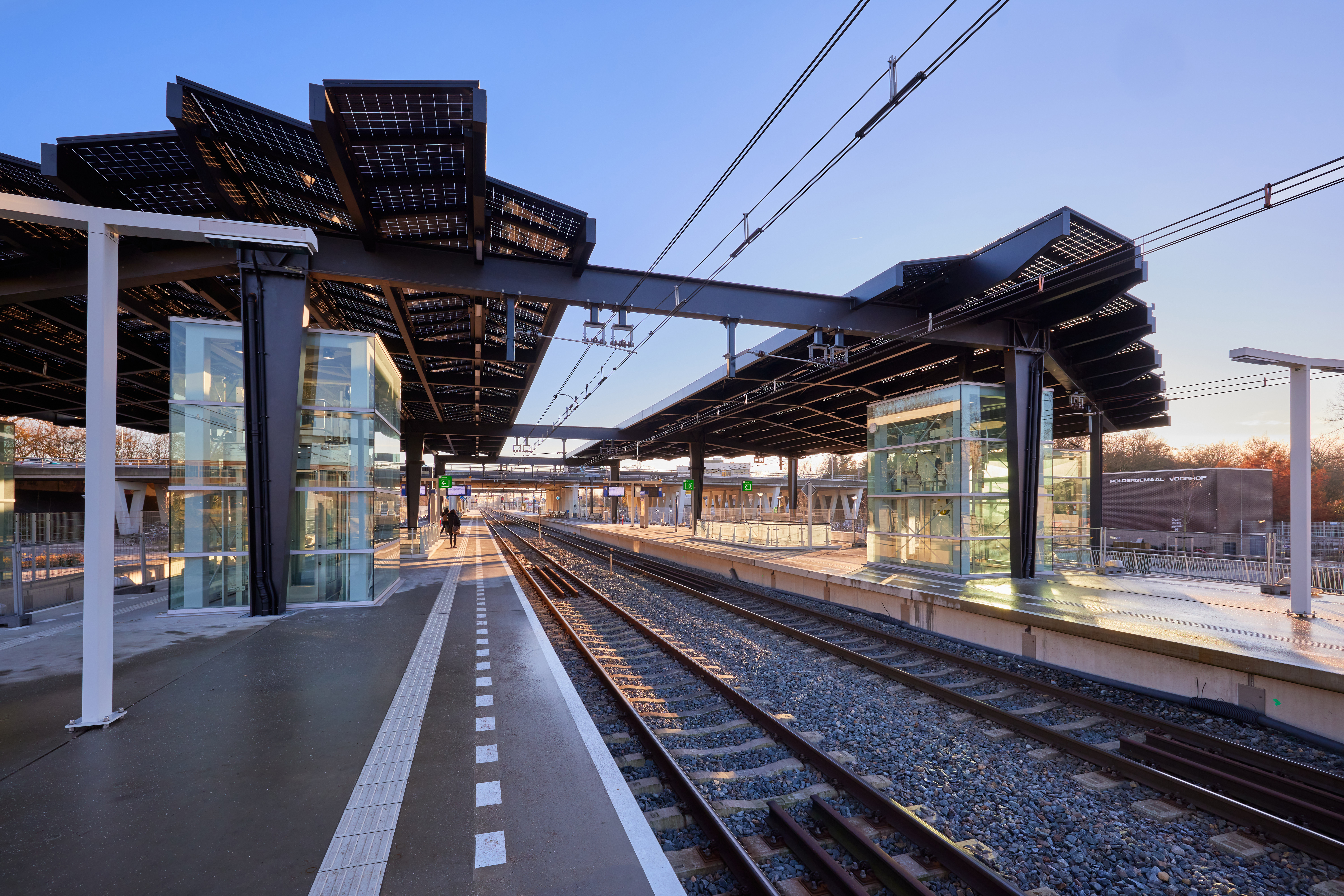 De energie is onder andere voor de liften