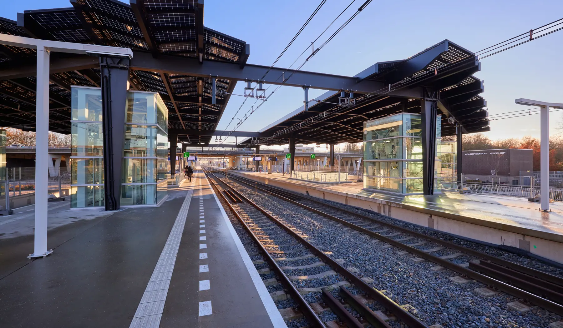 De energie is onder andere voor de liften