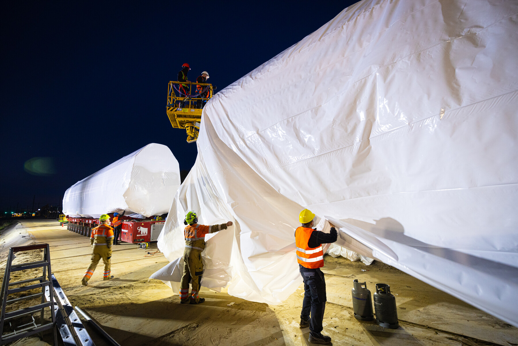 Het sealen van de trein
