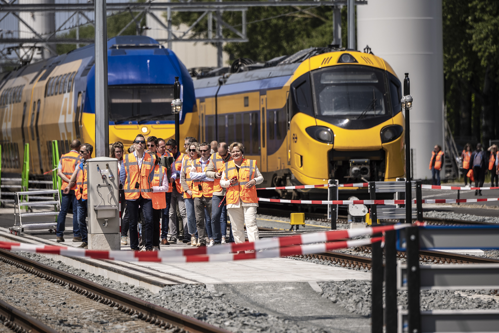 Projectmanager Ankie Hectors gaf rondleidingen