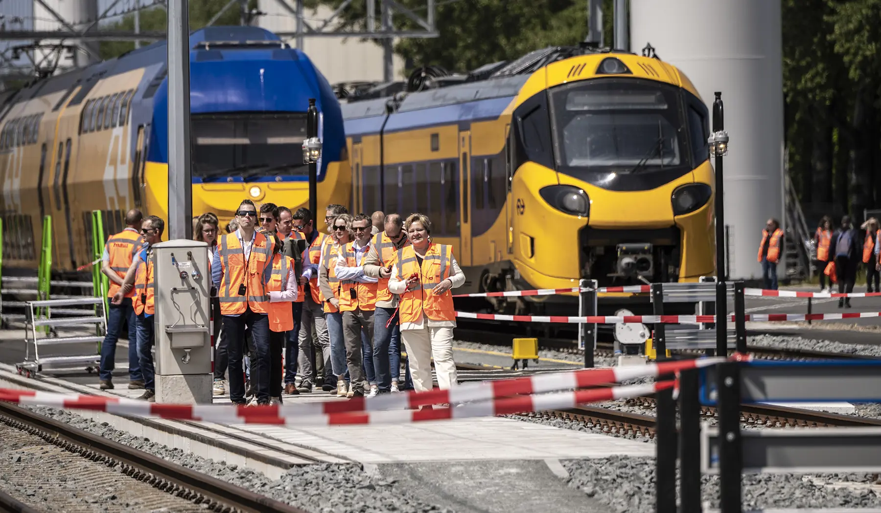 Projectmanager Ankie Hectors gaf rondleidingen