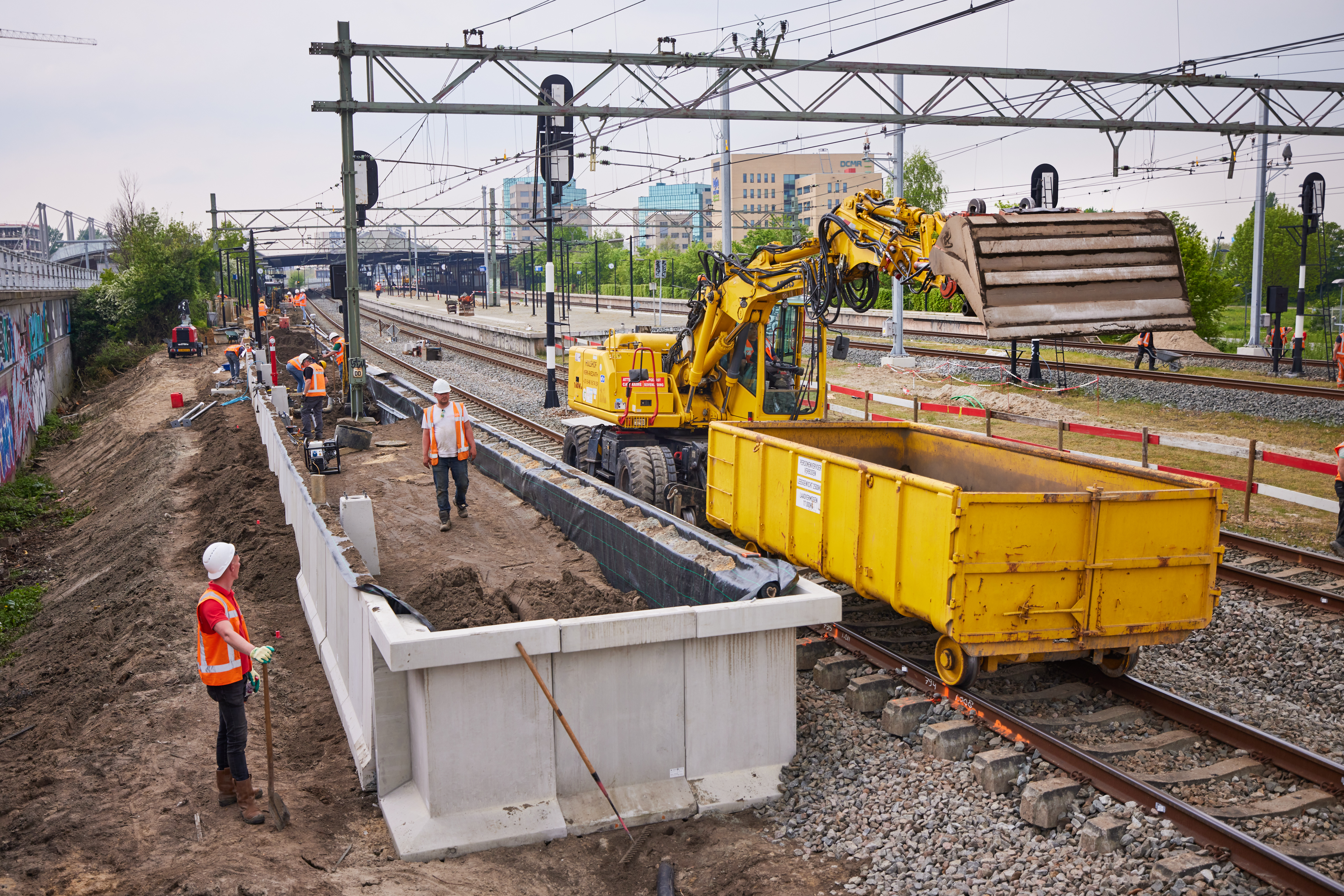 Perron 1 werd verlengd