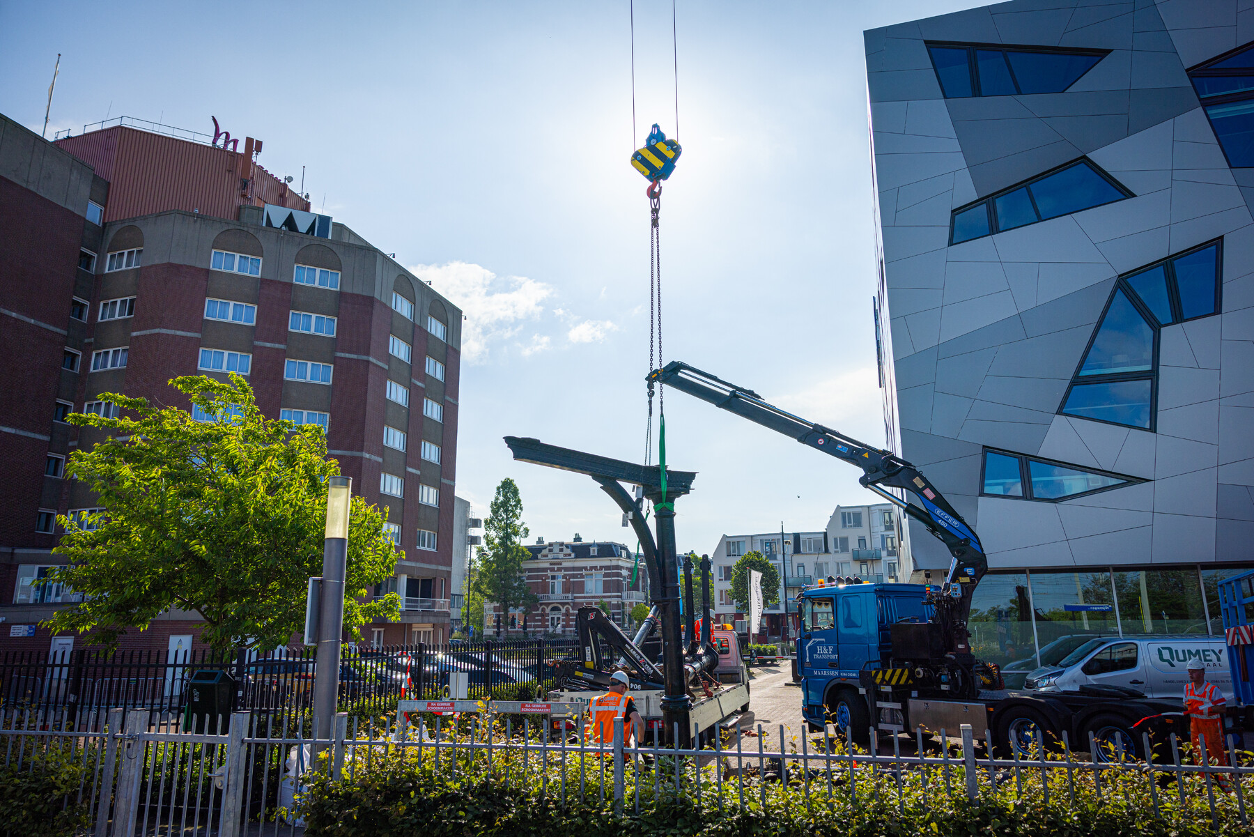 Kolommen opladen voor afvoer