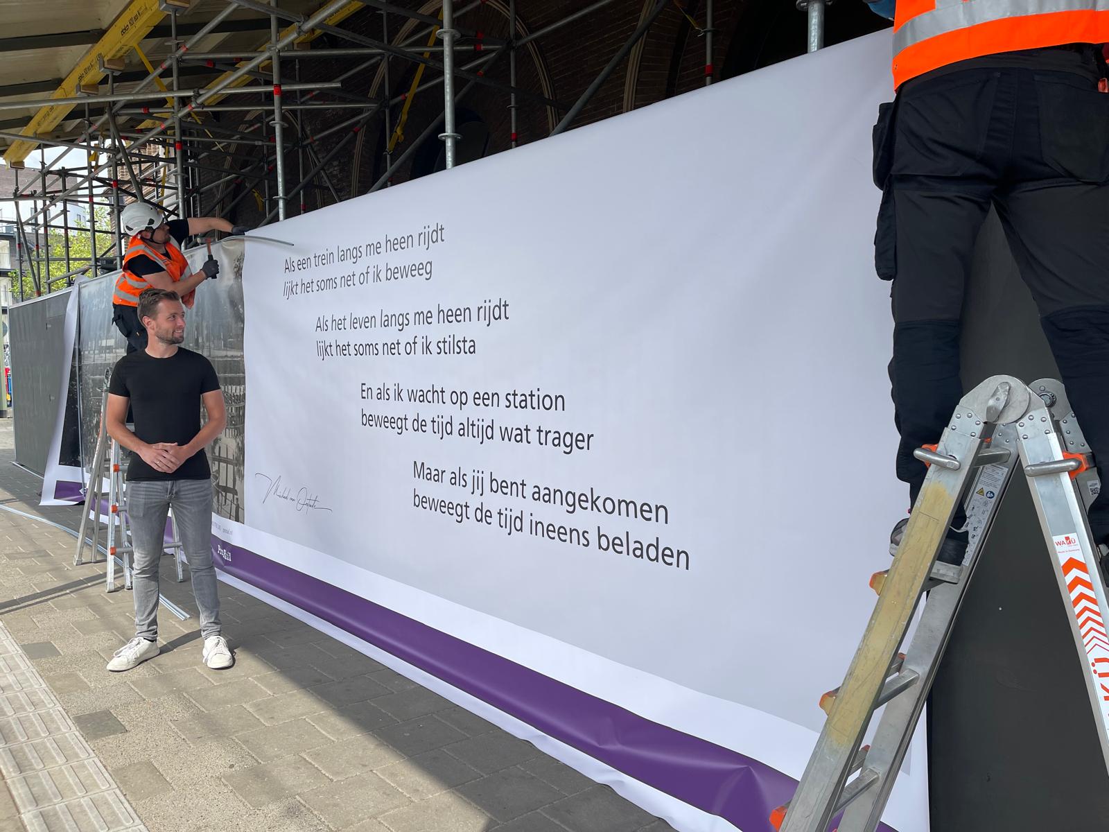 gedicht op station Middelburg