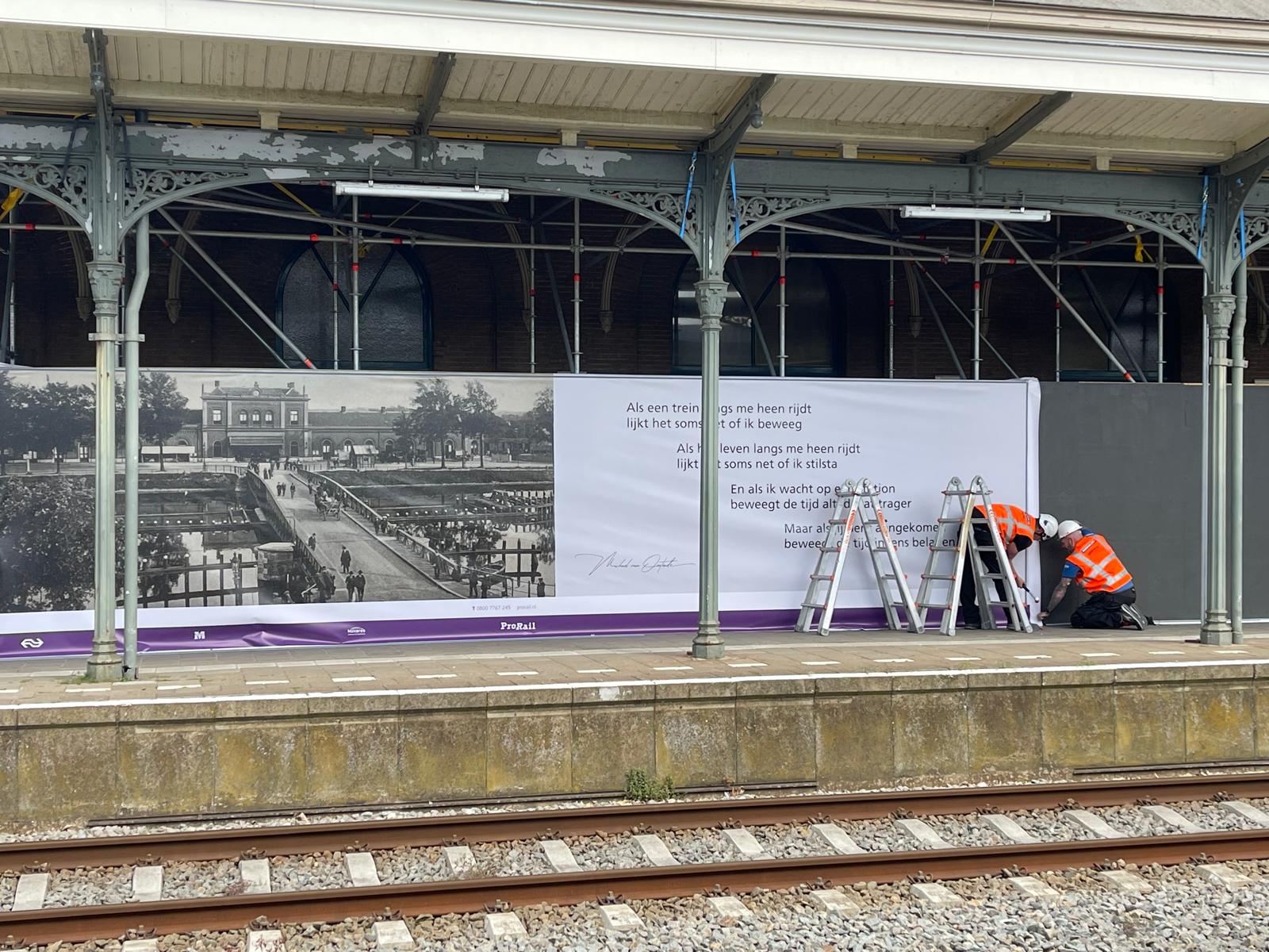 gedicht op station Middelburg