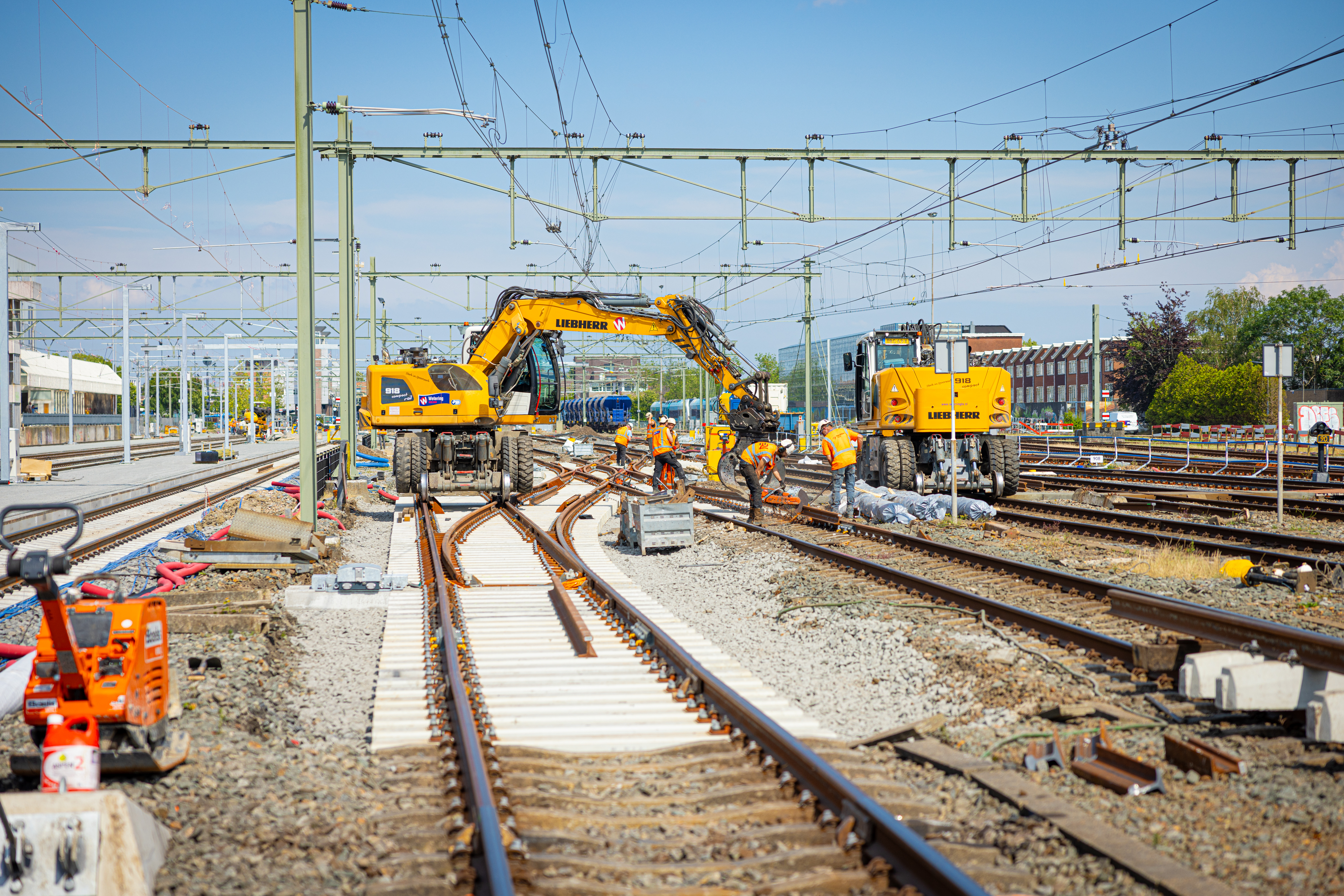 Het vernieuwde emplacement krijgt steeds meer vorm