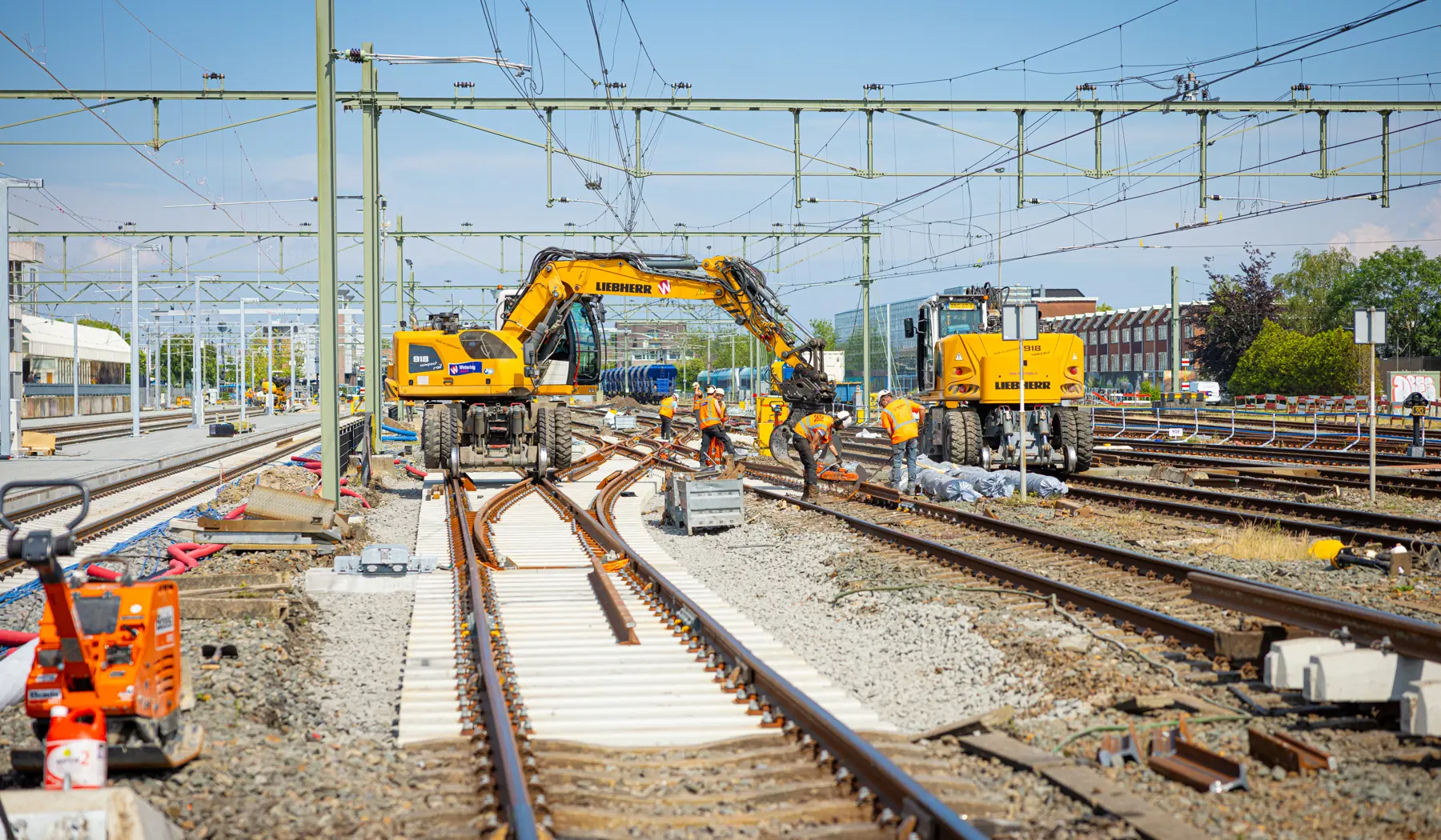 Het vernieuwde emplacement krijgt steeds meer vorm