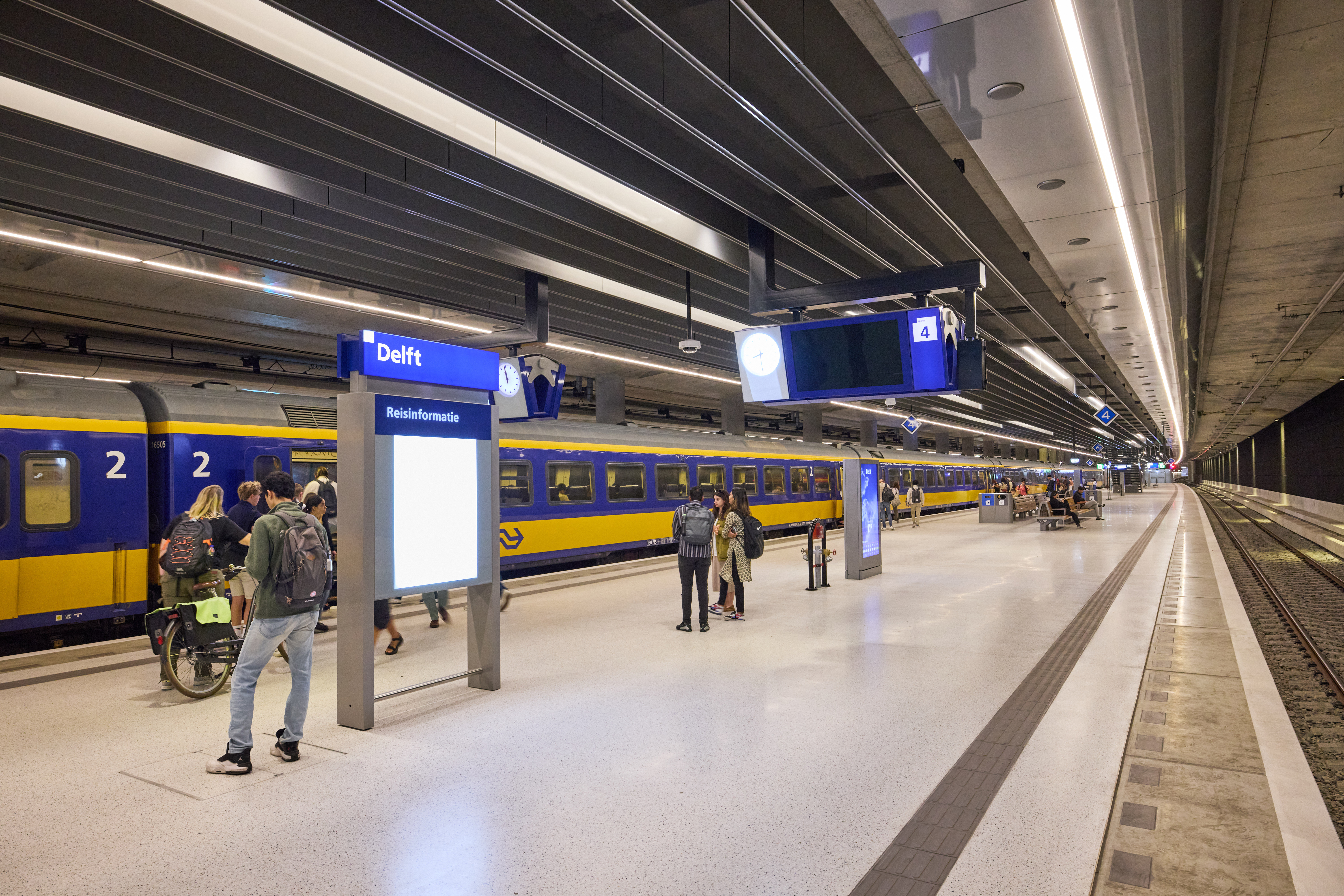 De bouw was in mei klaar, daarna werd er getest