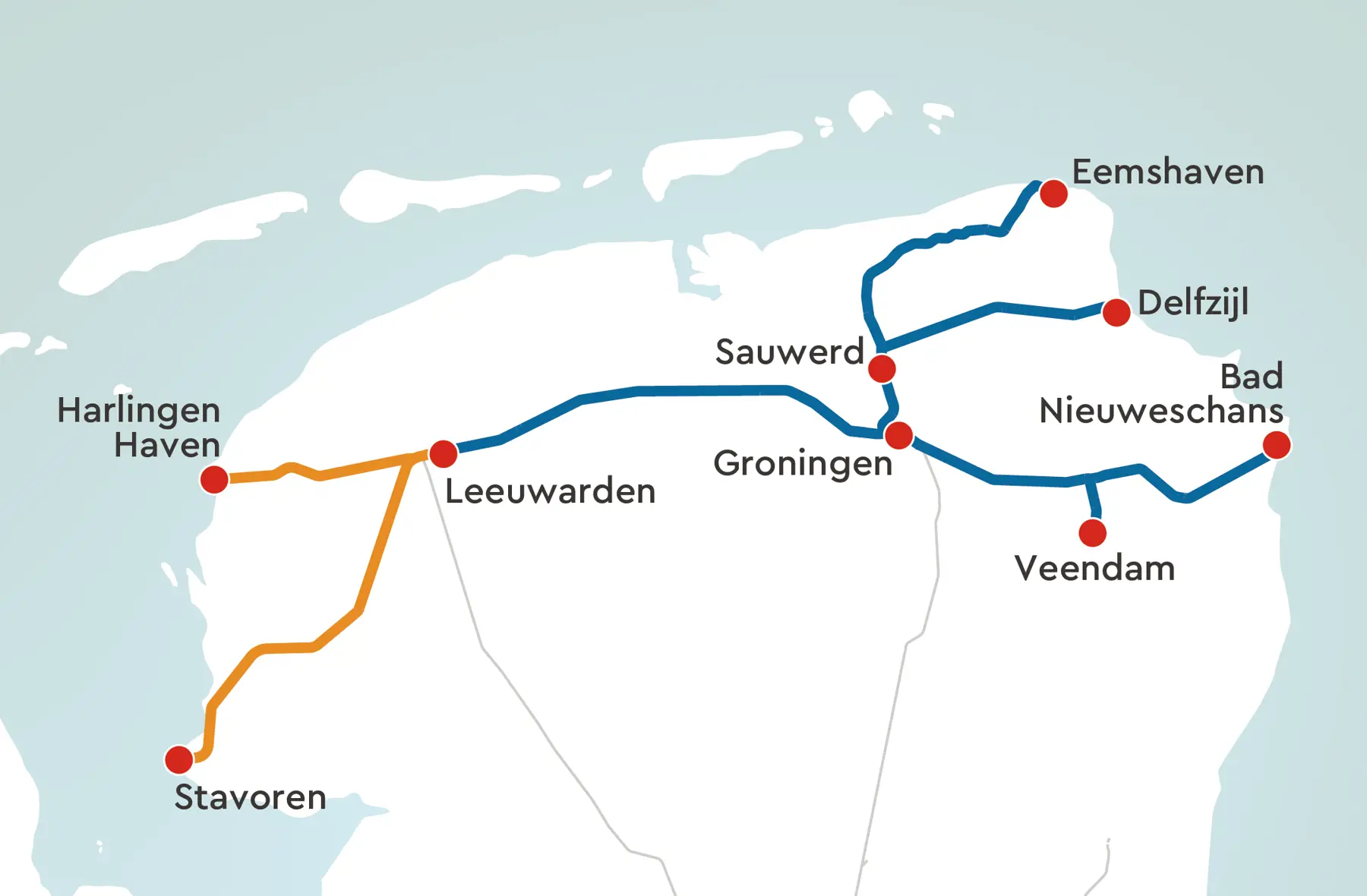 Illustratie van de noordelijke lijnen