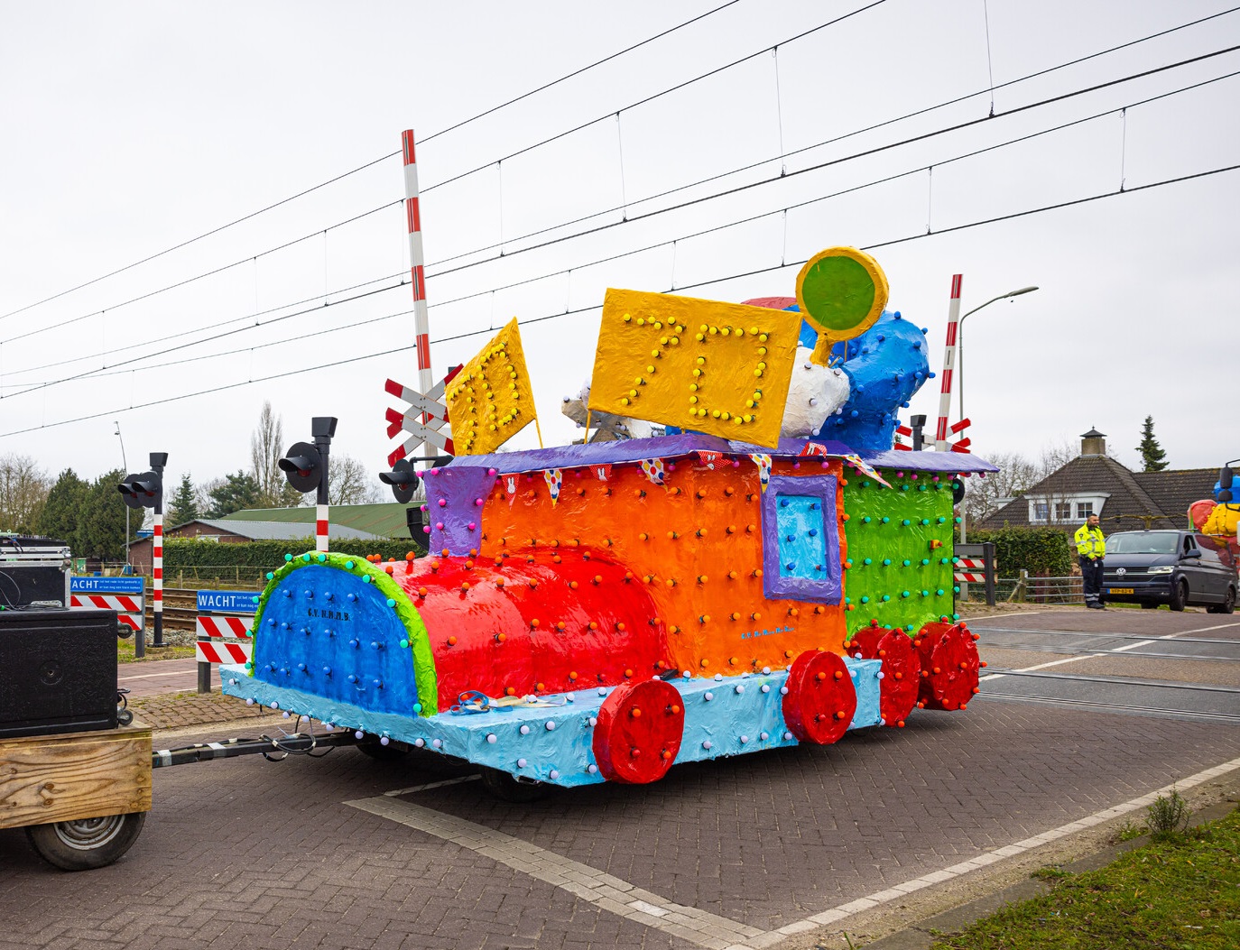 Carnavalswagen in Berghem