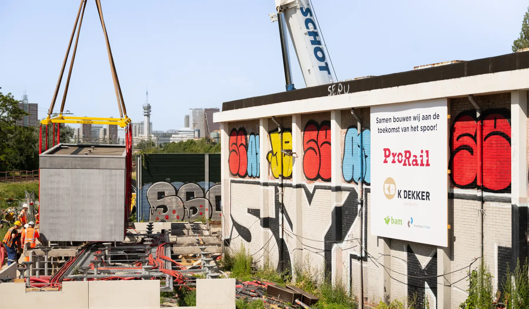 ProRail bouwt eerste modulaire onderstation in Nederland | ProRail
