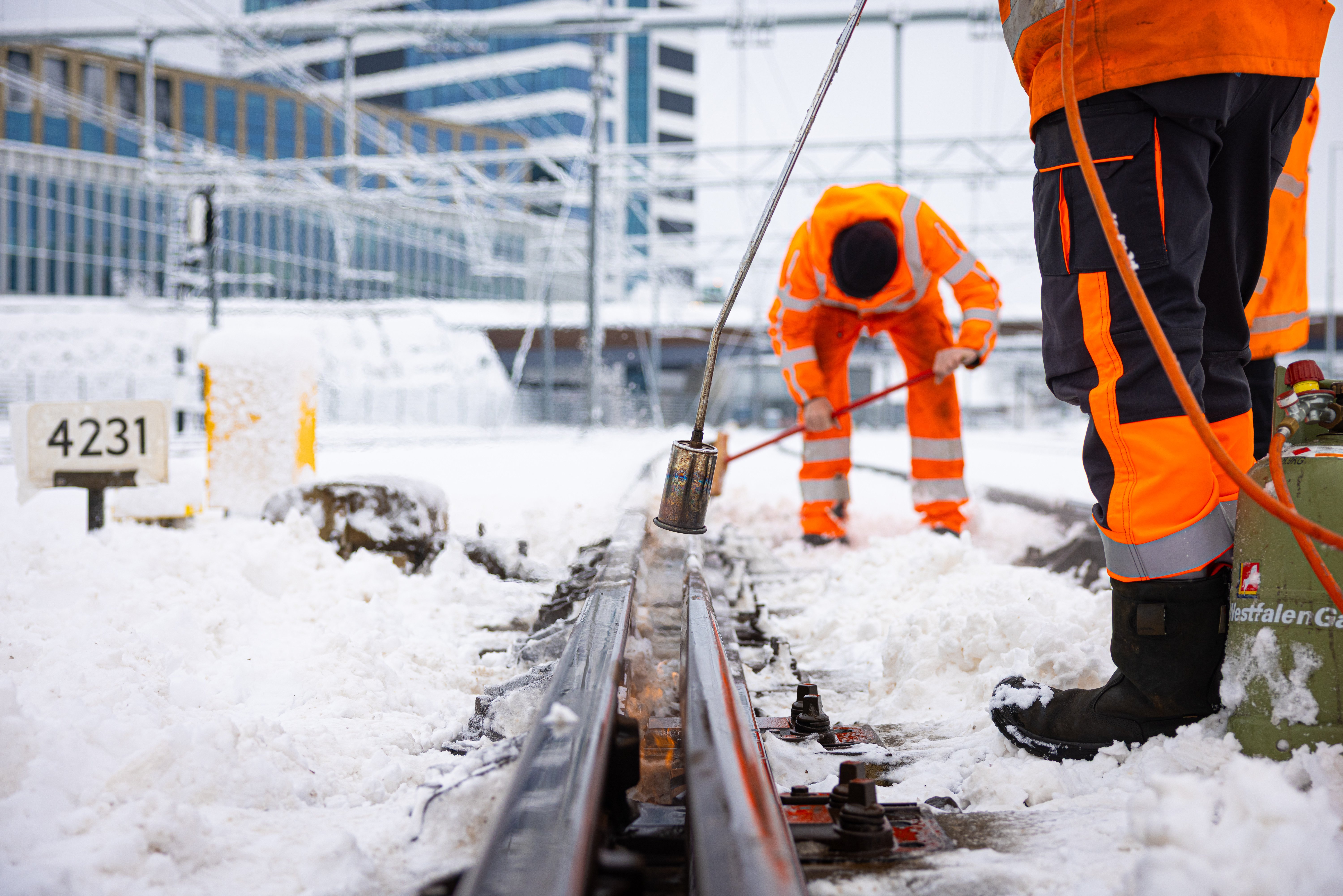 Wissels sneeuwvrij maken