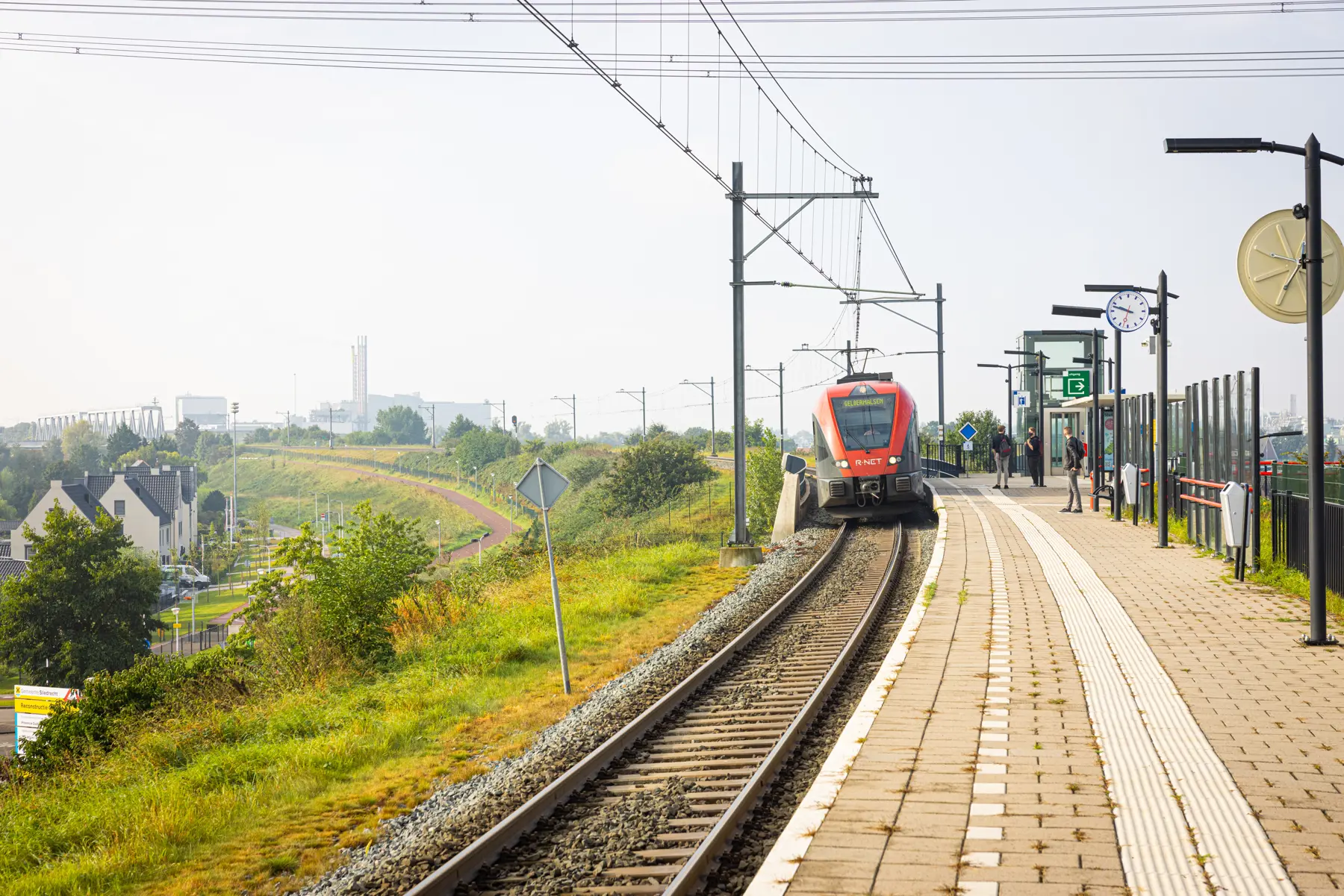 Station Sliedrecht Baanhoek en het talud