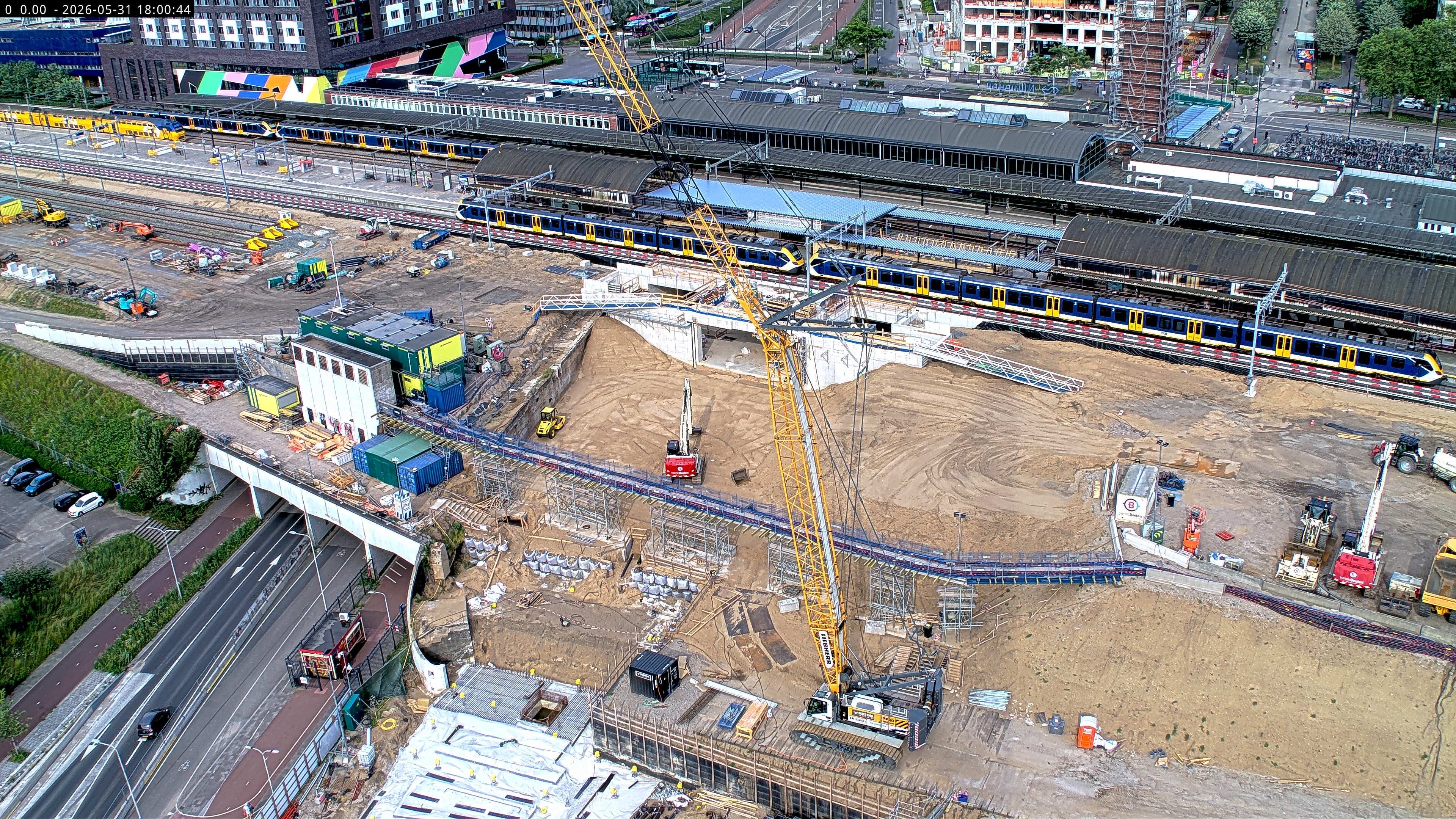 De nieuwe situatie in Nijmegen vanuit de lucht