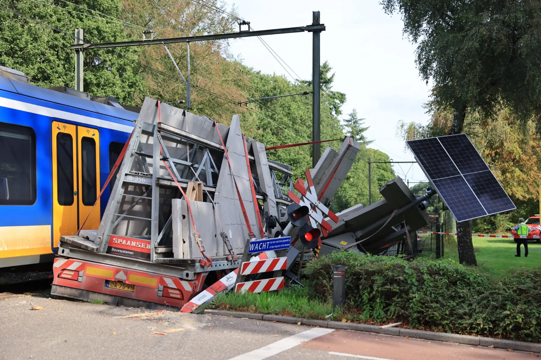 De aanrijding in Ermelo