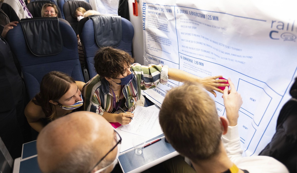 Aan boord van de klimaattrein