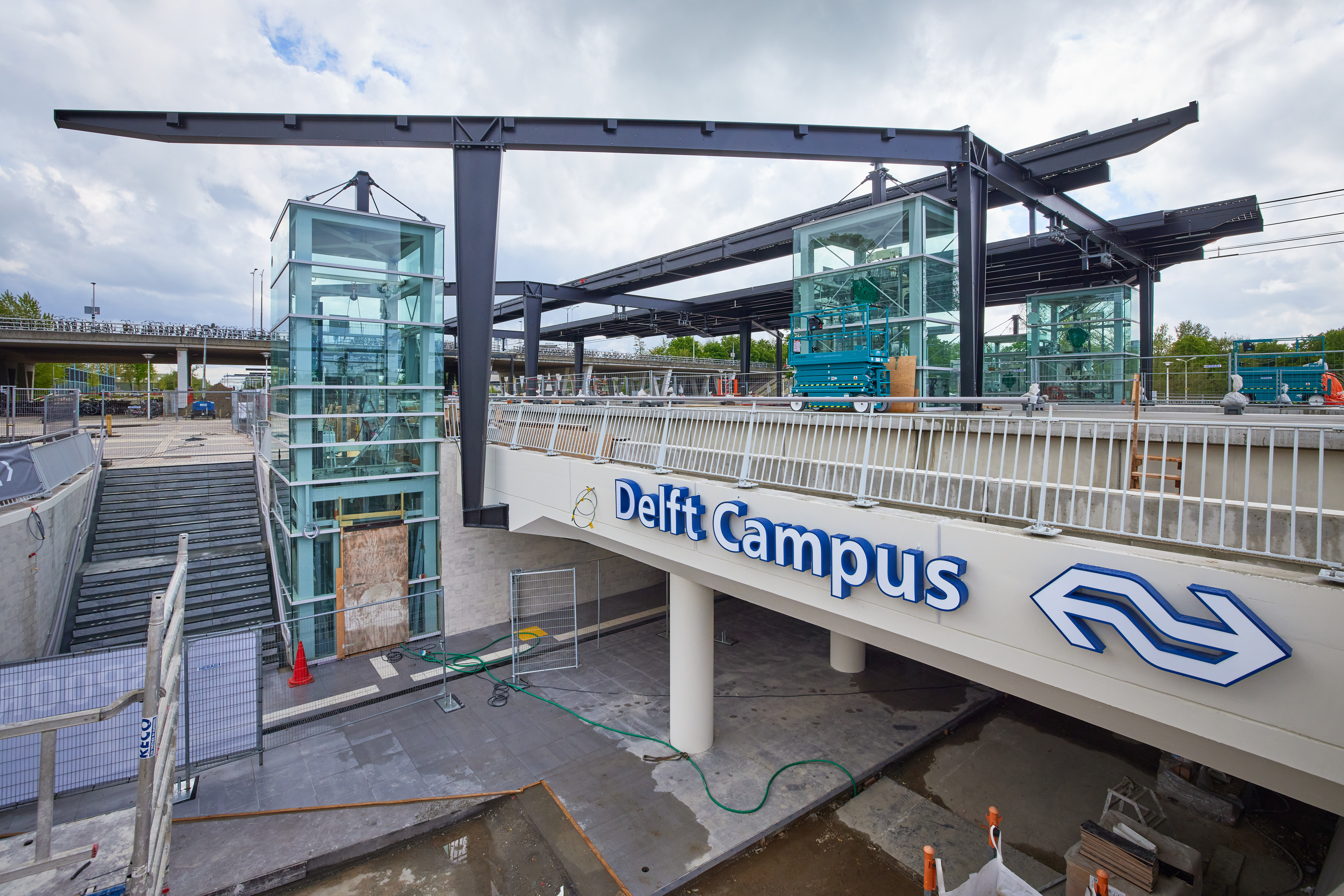 Het werk aan Delft Campus vordert gestaag