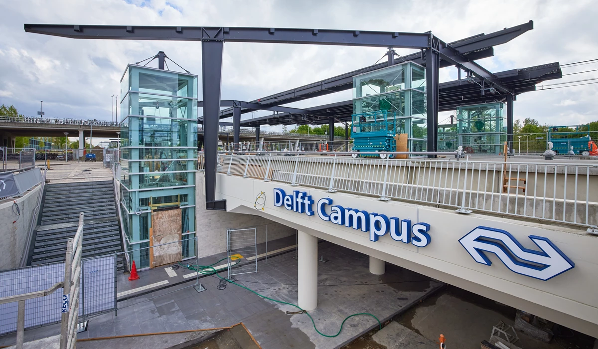 Het werk aan Delft Campus vordert gestaag