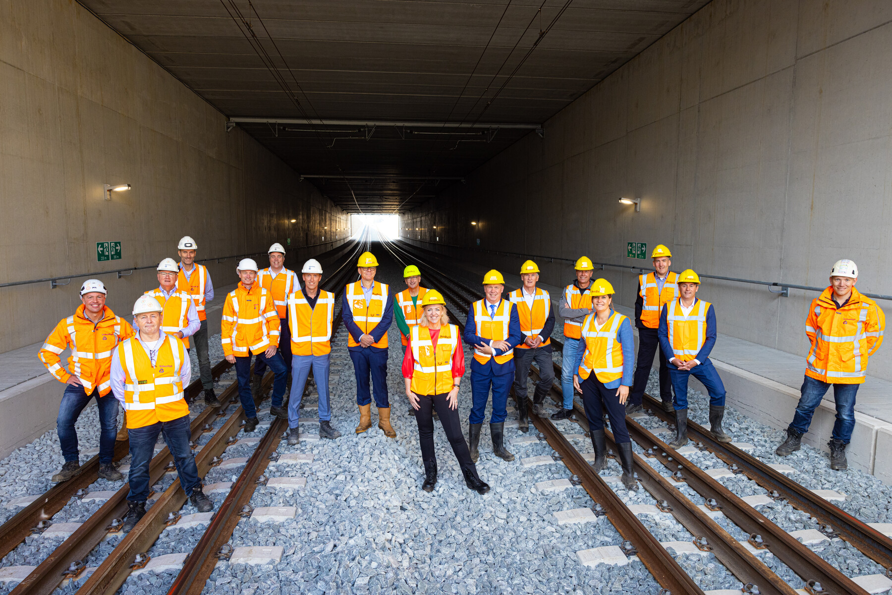 Groep in de dive-under