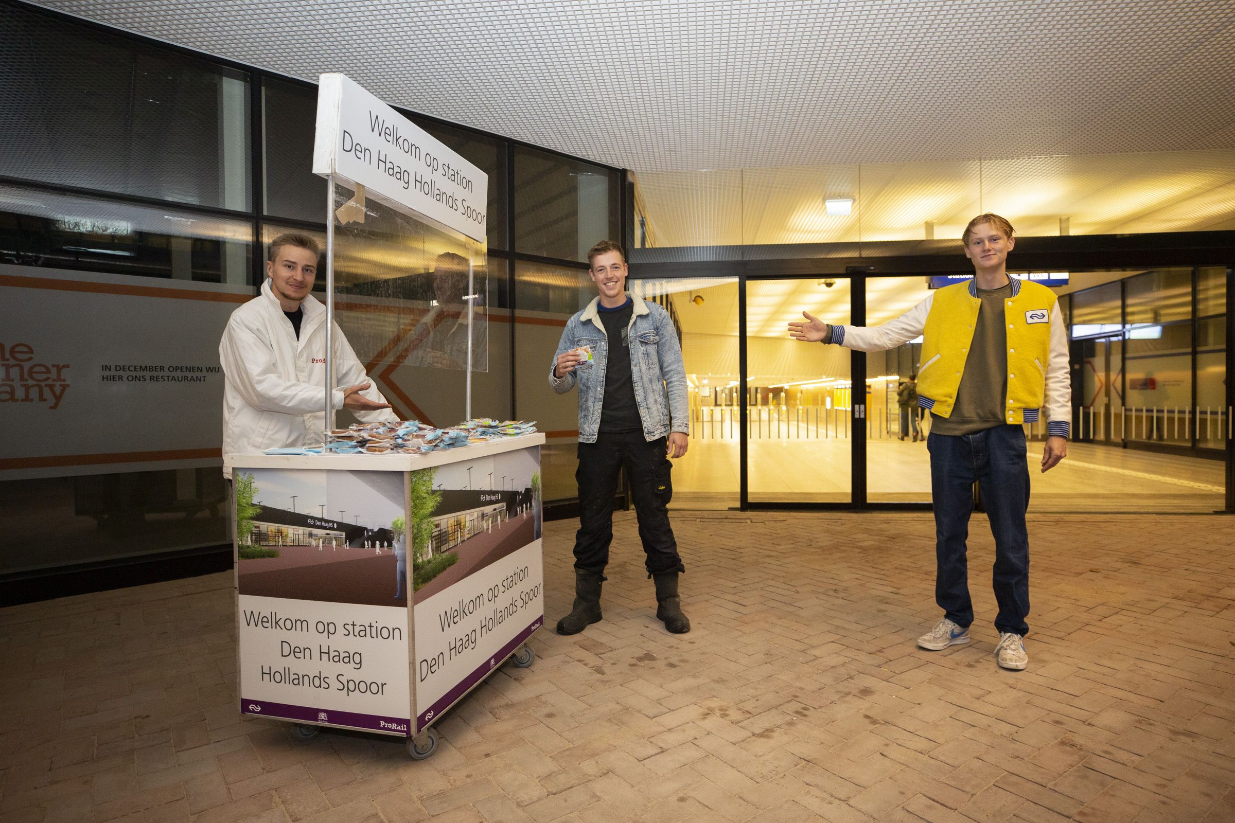 Een aardigheidje voor de reizigers