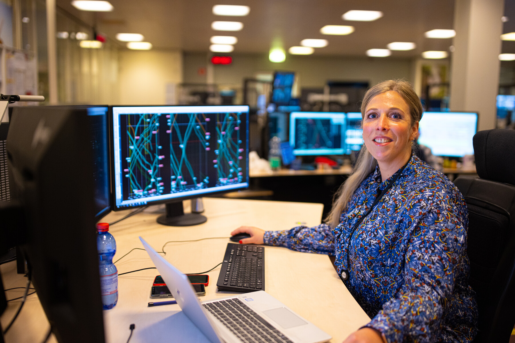 Femke van den Heuvel, officier van dienst verkeersleiding