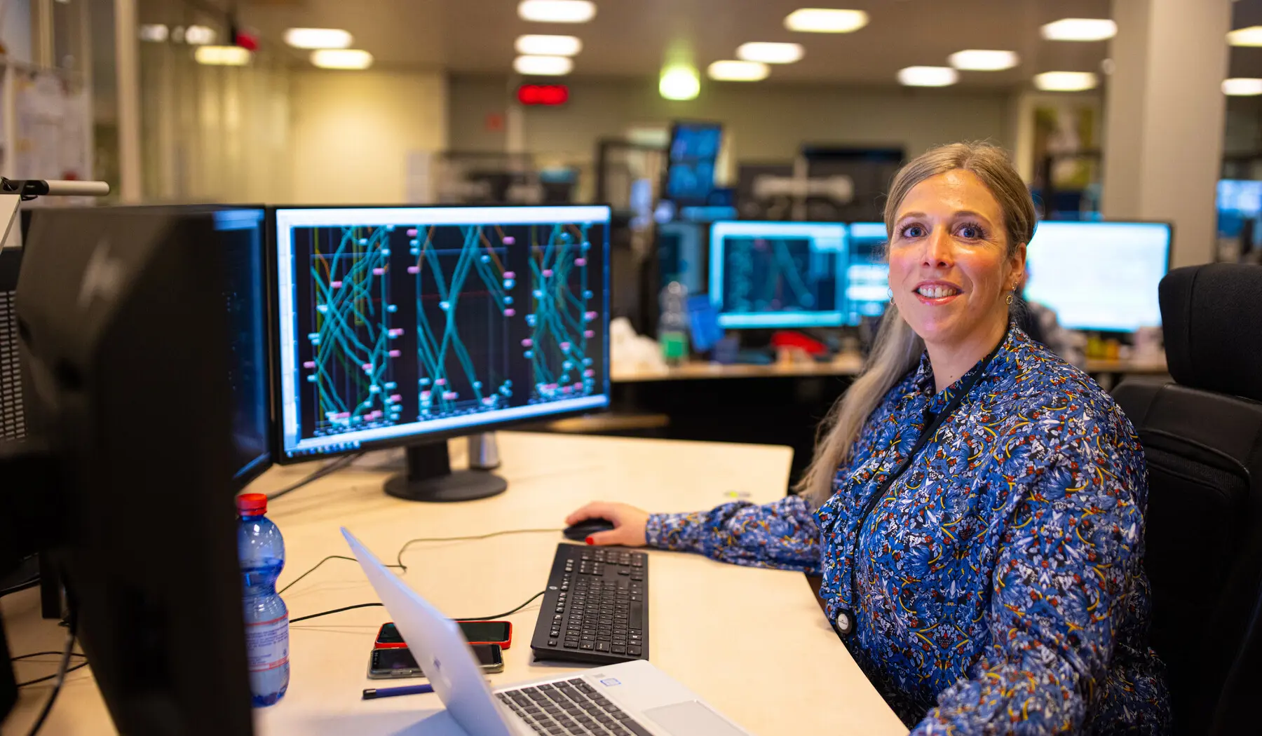 Femke van den Heuvel, officier van dienst verkeersleiding