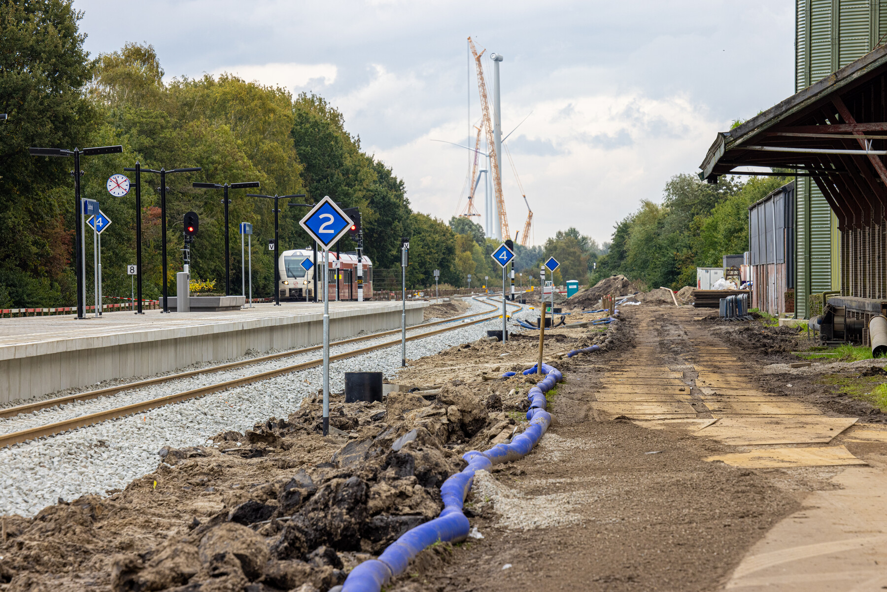 De aannemer rond de komende maanden de werkzaamheden af, zoals op Zuidbroek