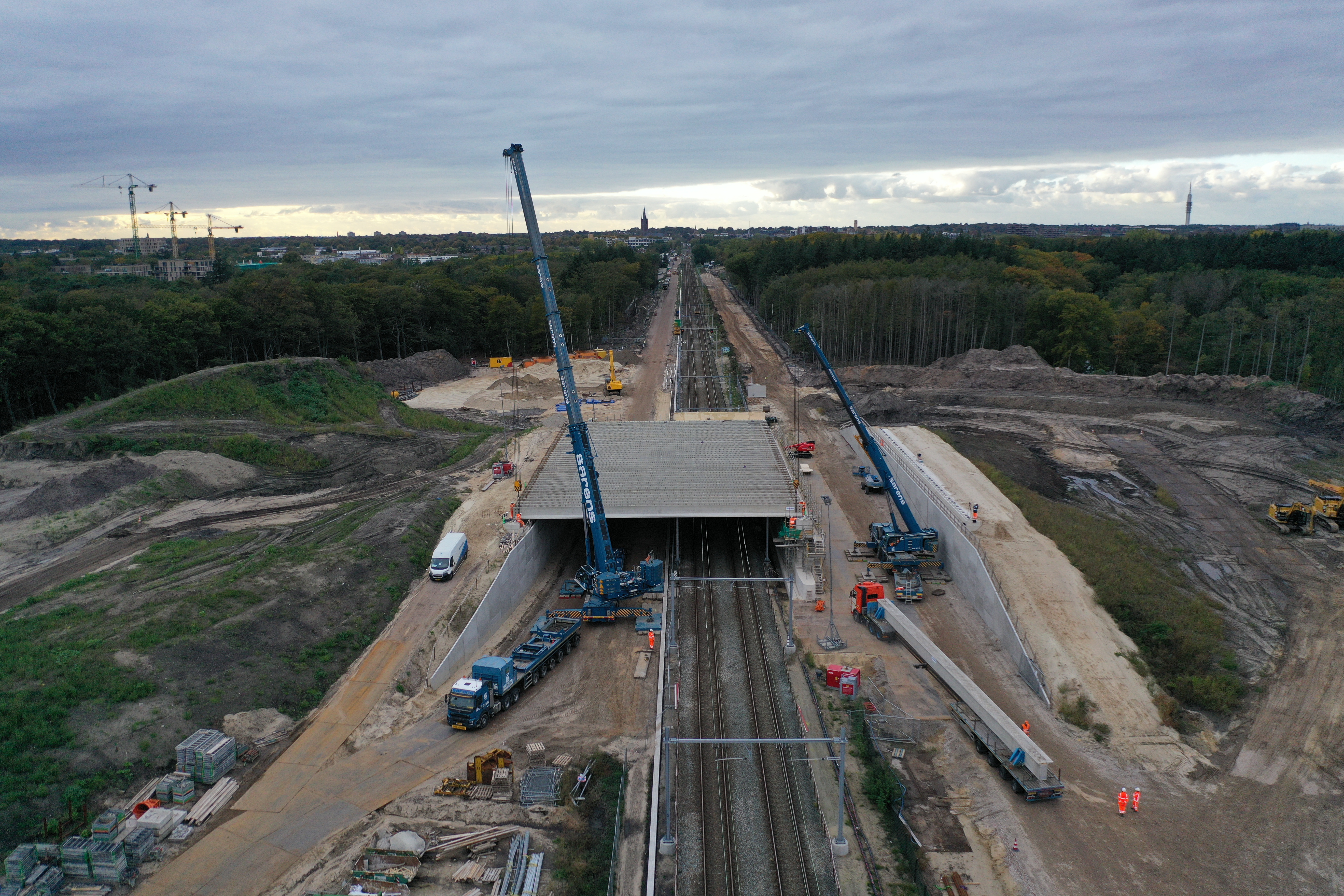 Natuurbrug in Hilversum Oost (Foto: Bouwfilm.nl)