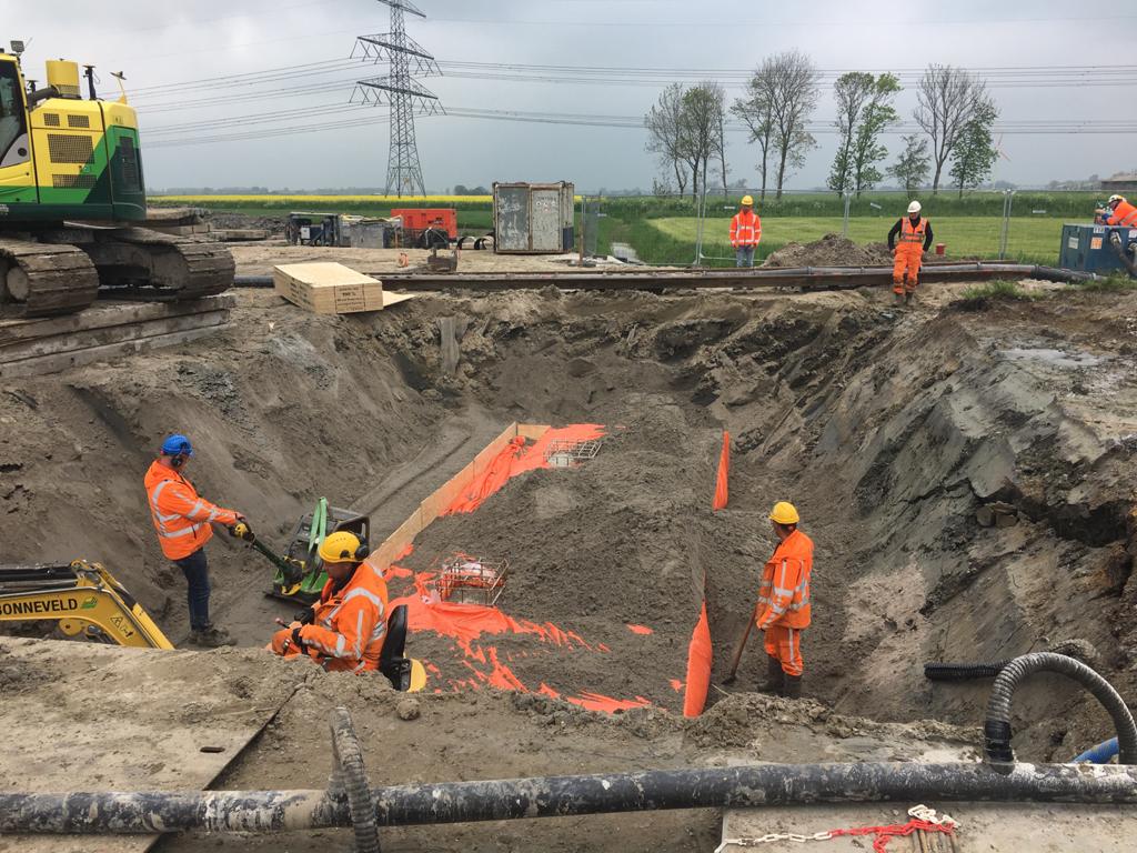 Er werd een weekend lang hard gewerkt