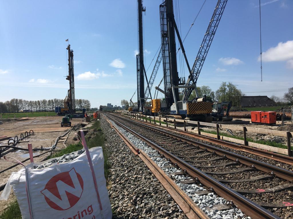 Het spoor werd weer teruggelegd