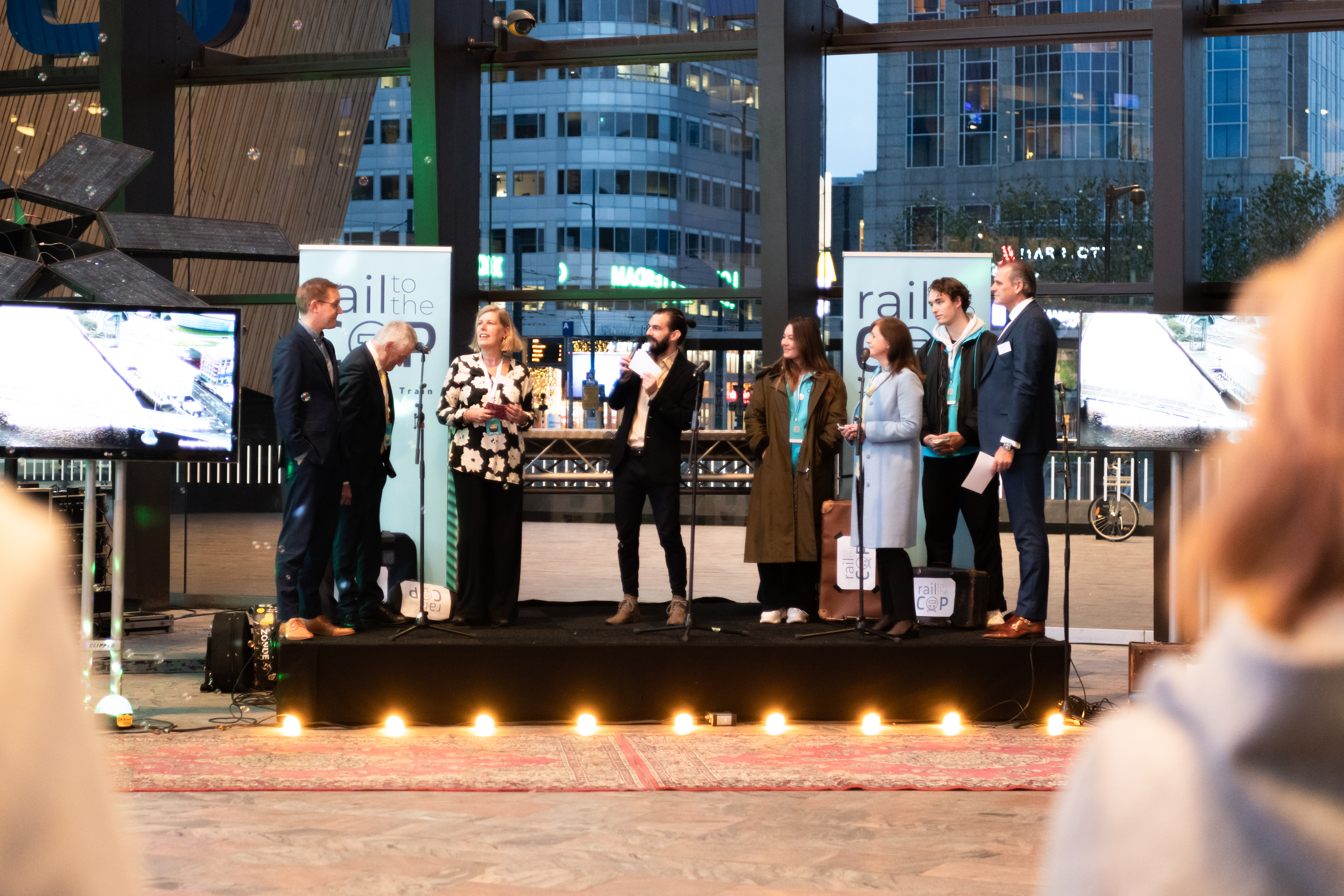 Vertrekevent op Rotterdam Centraal