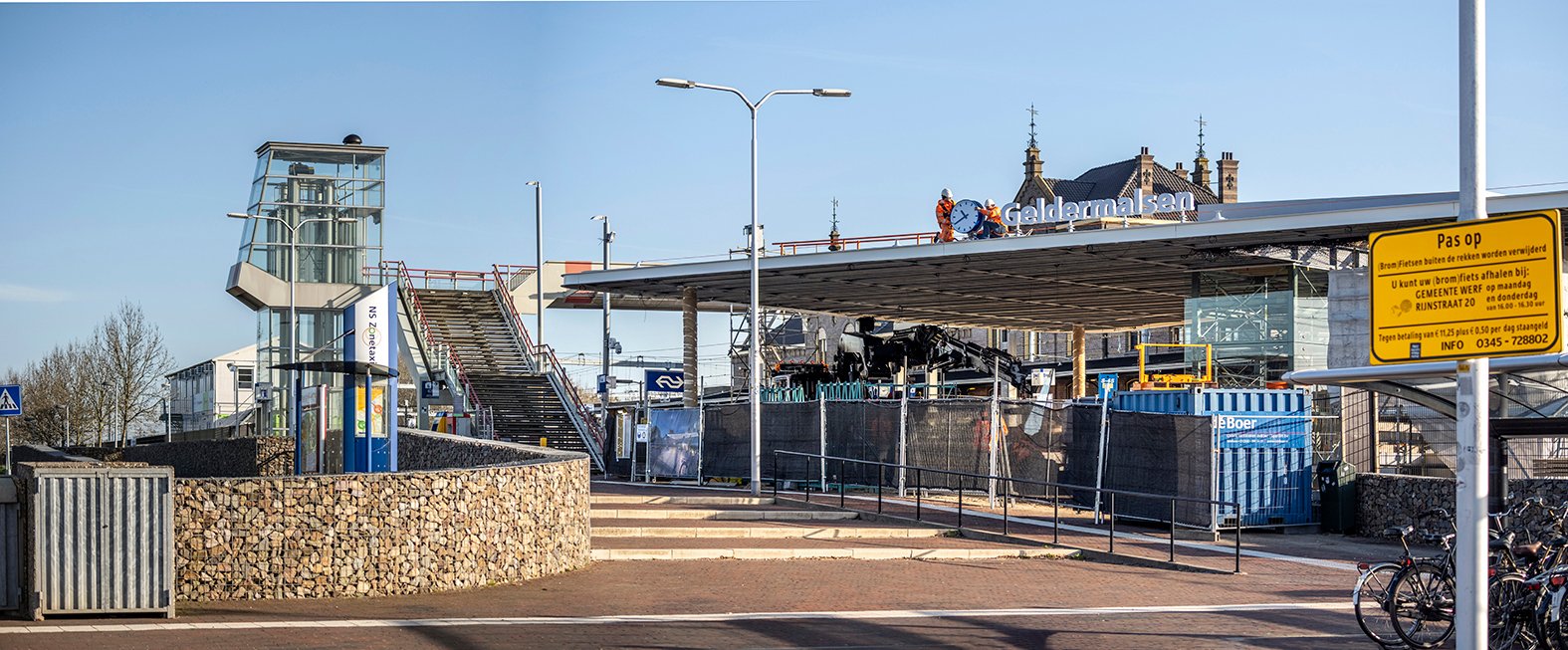 De opknapbeurt van station Geldermalsen is bijna klaar