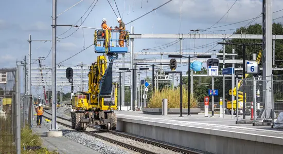 Veel hijswerk in Geldermalsen en Tricht | ProRail